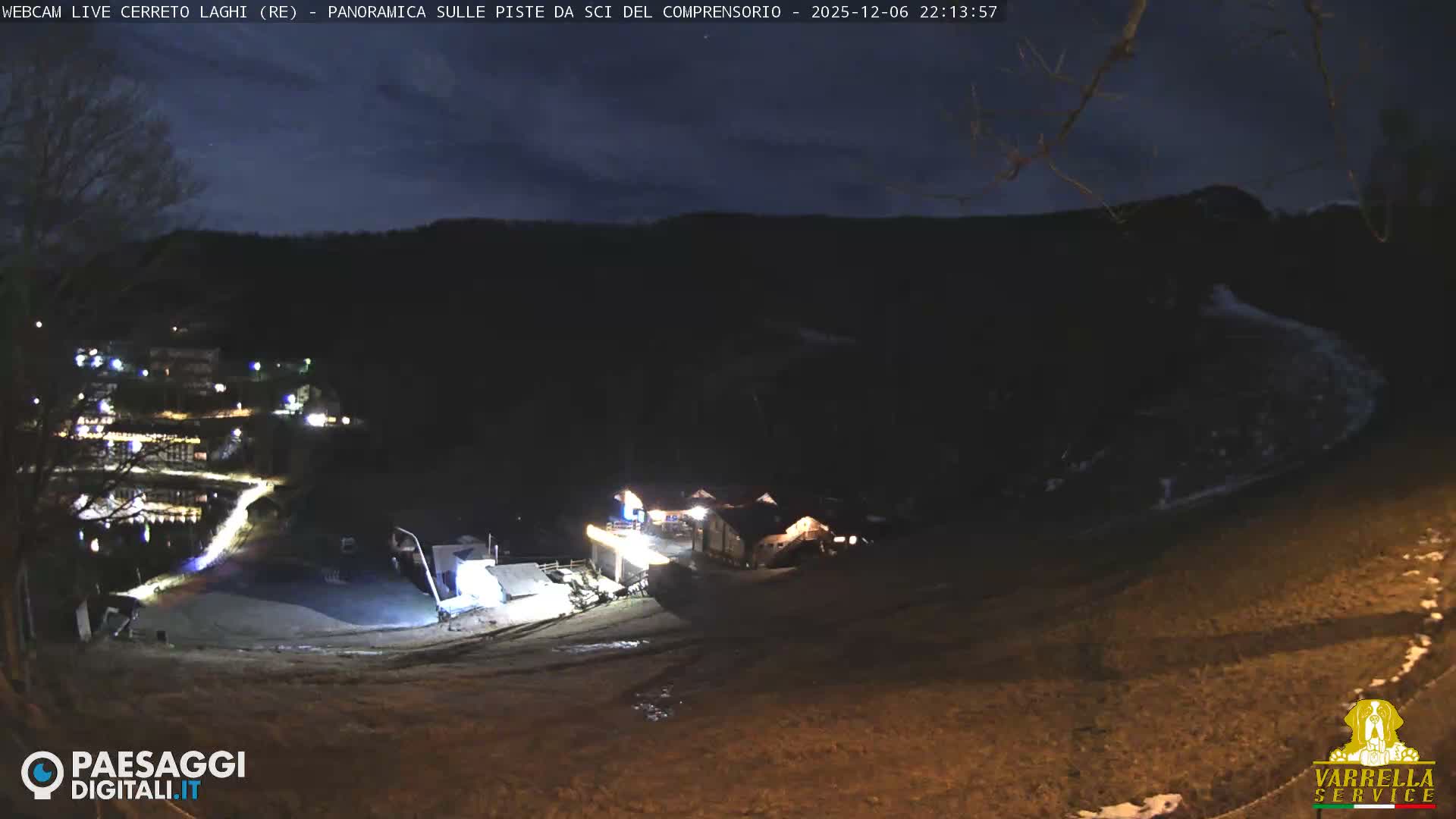 Cerreto Laghi Lakes & Ski Lifts Live Cam -  Reggio Emilia, Emilia-Romagna, Italy