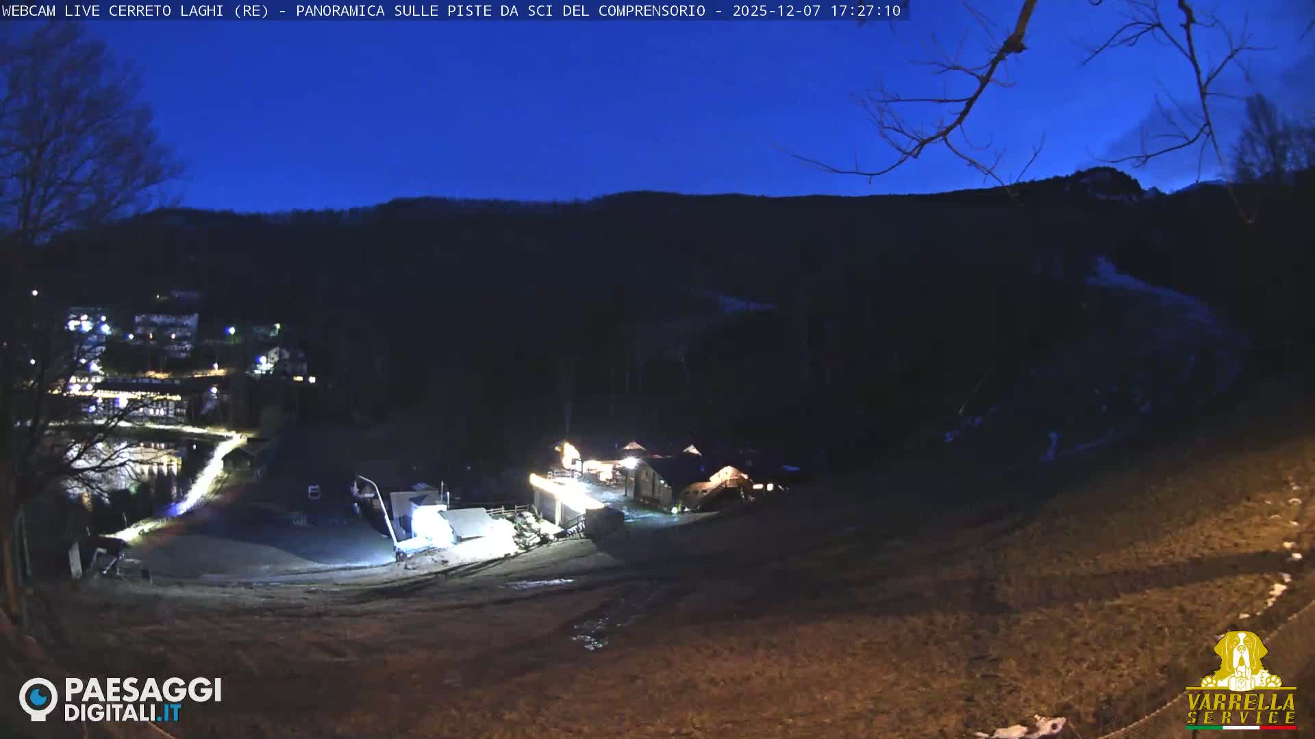 Cerreto Laghi Lakes & Ski Lifts Live Cam -  Reggio Emilia, Emilia-Romagna, Italy