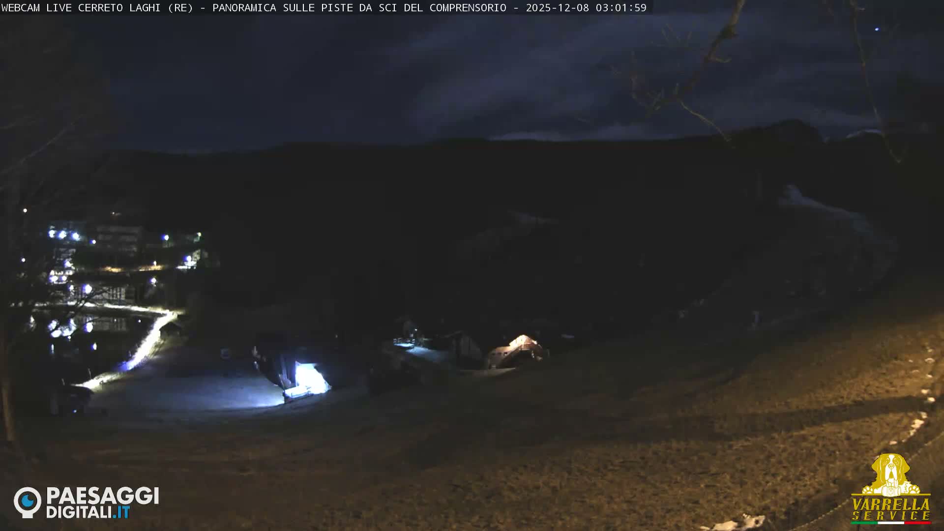 Cerreto Laghi Lakes & Ski Lifts Live Cam -  Reggio Emilia, Emilia-Romagna, Italy