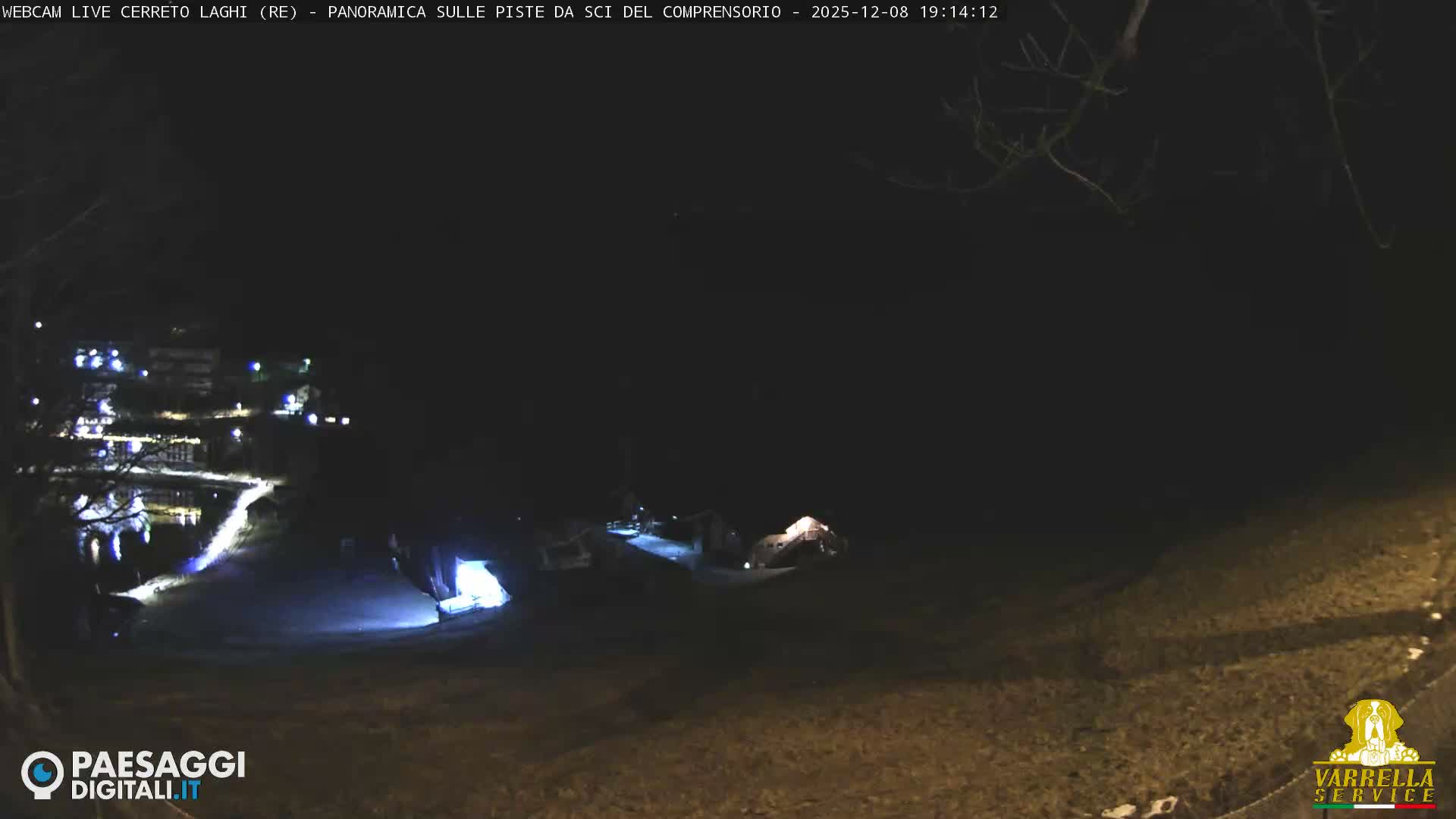 Cerreto Laghi Lakes & Ski Lifts Live Cam -  Reggio Emilia, Emilia-Romagna, Italy