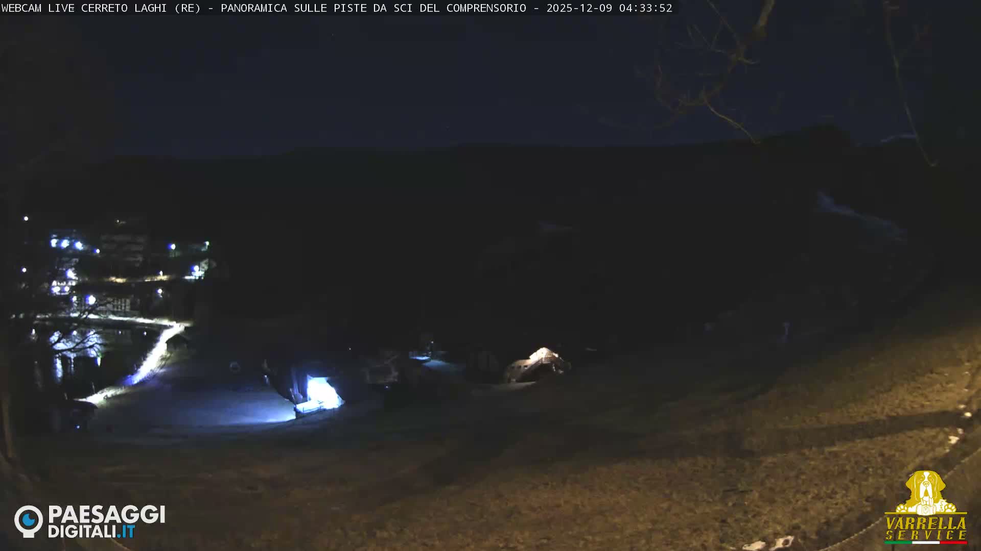 Cerreto Laghi Lakes & Ski Lifts Live Cam -  Reggio Emilia, Emilia-Romagna, Italy