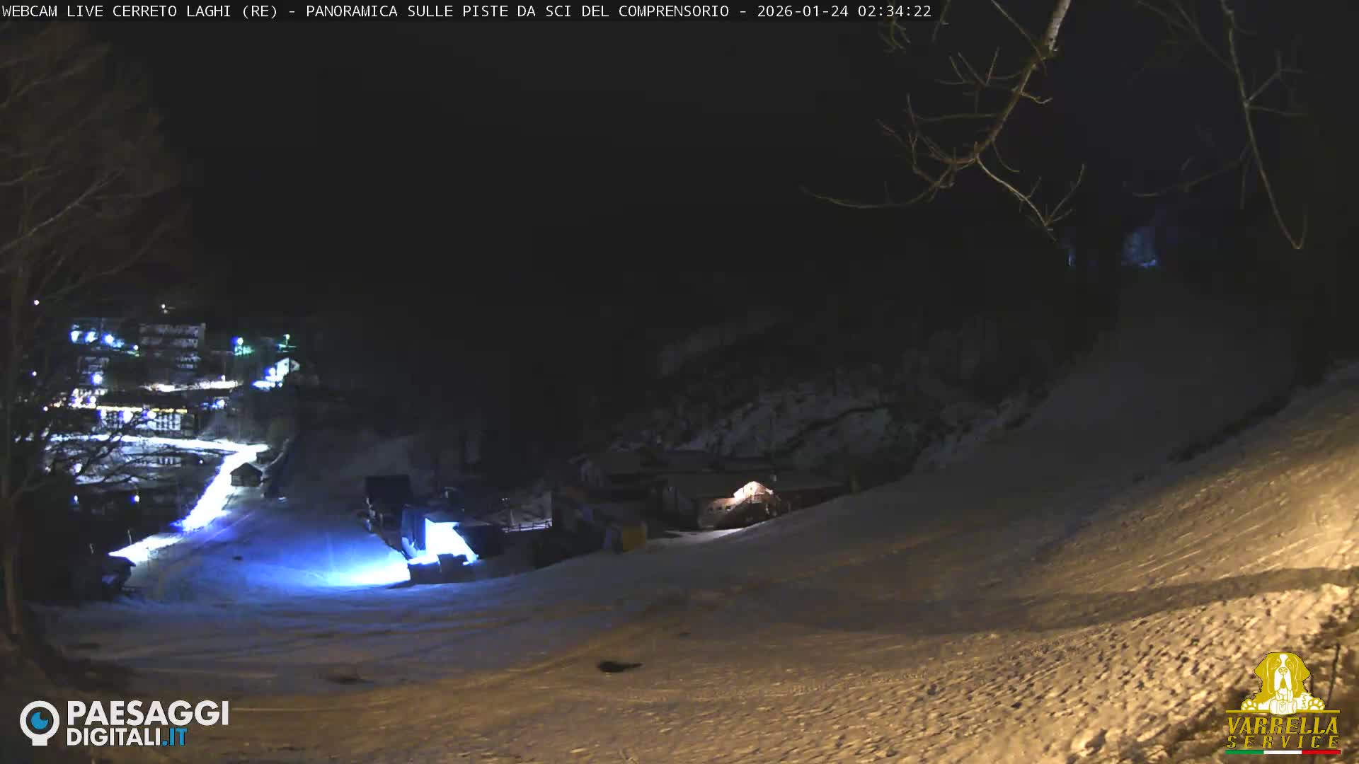 Cerreto Laghi Lakes & Ski Lifts Live Cam -  Reggio Emilia, Emilia-Romagna, Italy