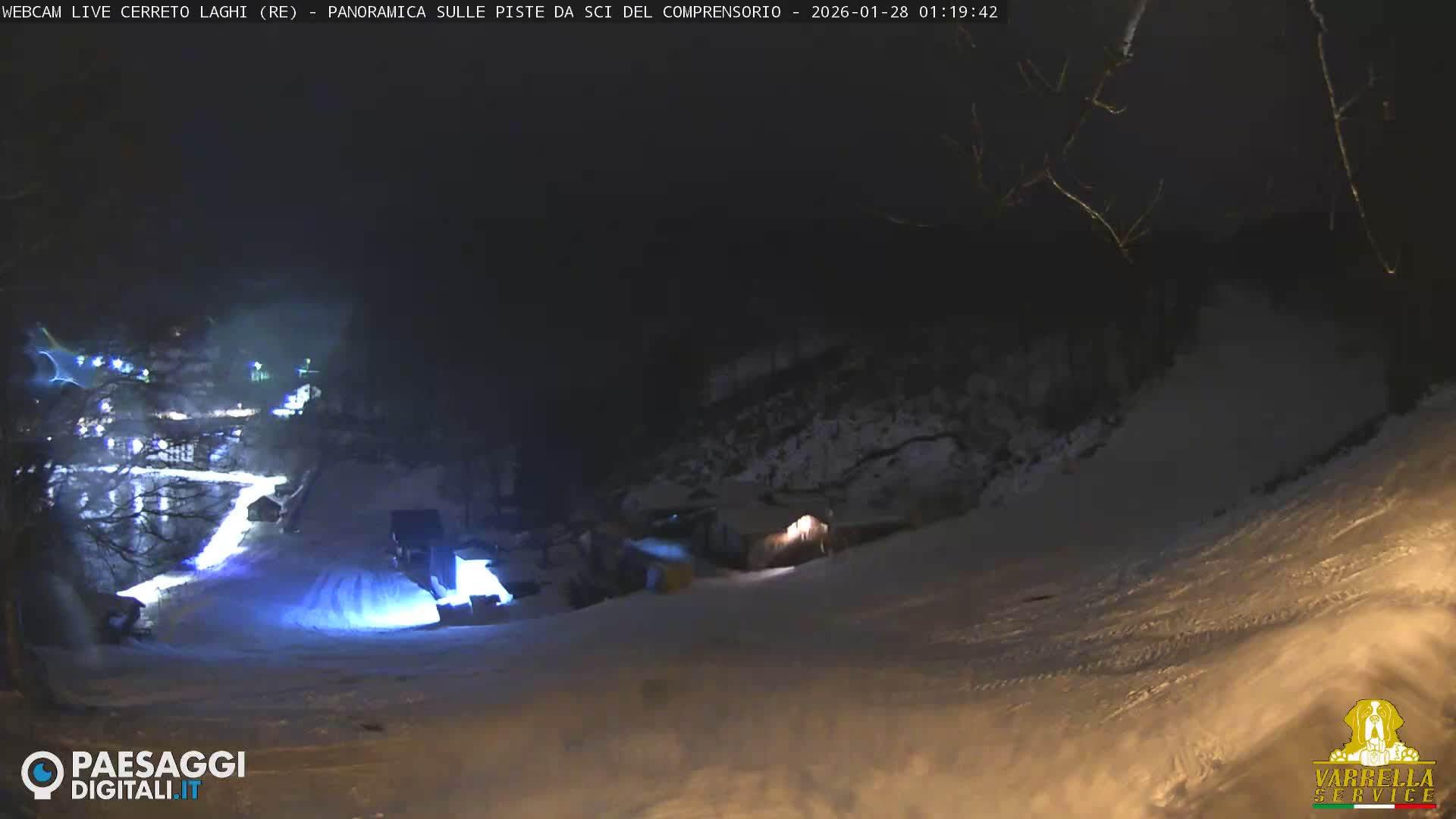 Cerreto Laghi Lakes & Ski Lifts Live Cam -  Reggio Emilia, Emilia-Romagna, Italy