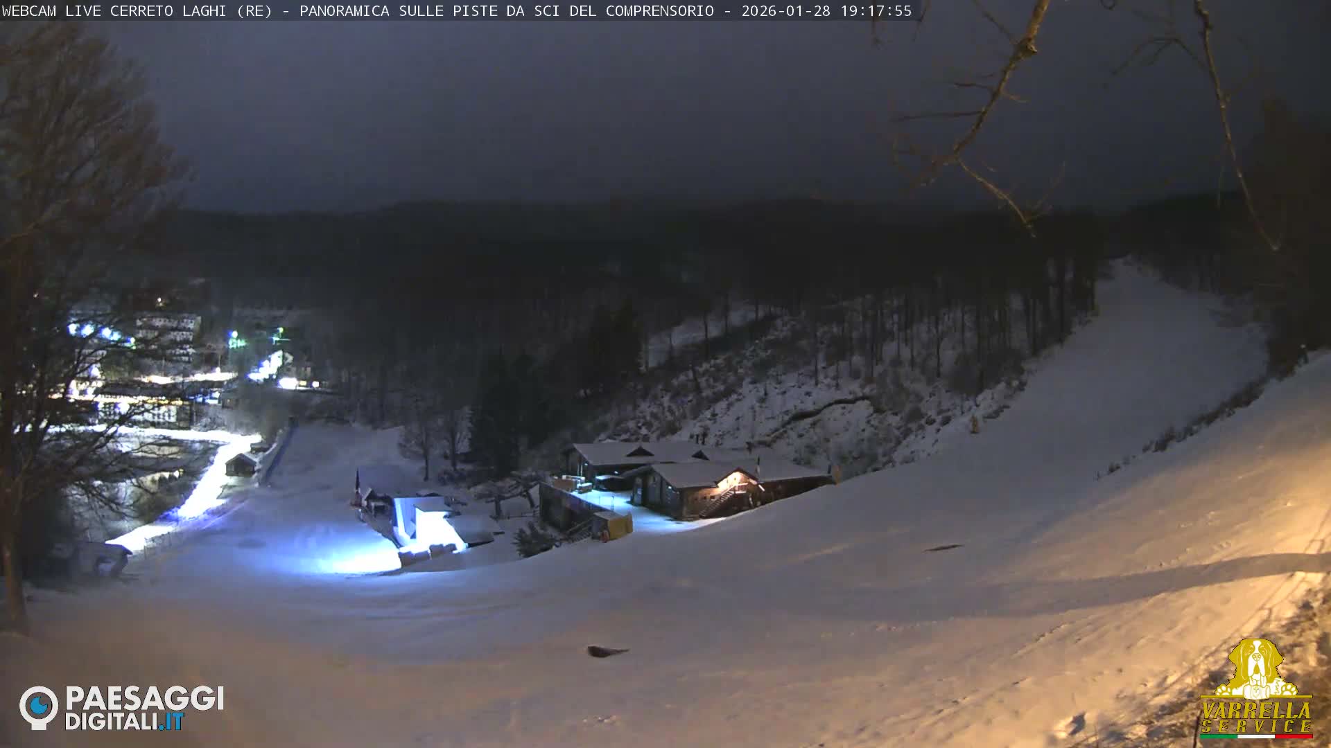 Cerreto Laghi Lakes & Ski Lifts Live Cam -  Reggio Emilia, Emilia-Romagna, Italy