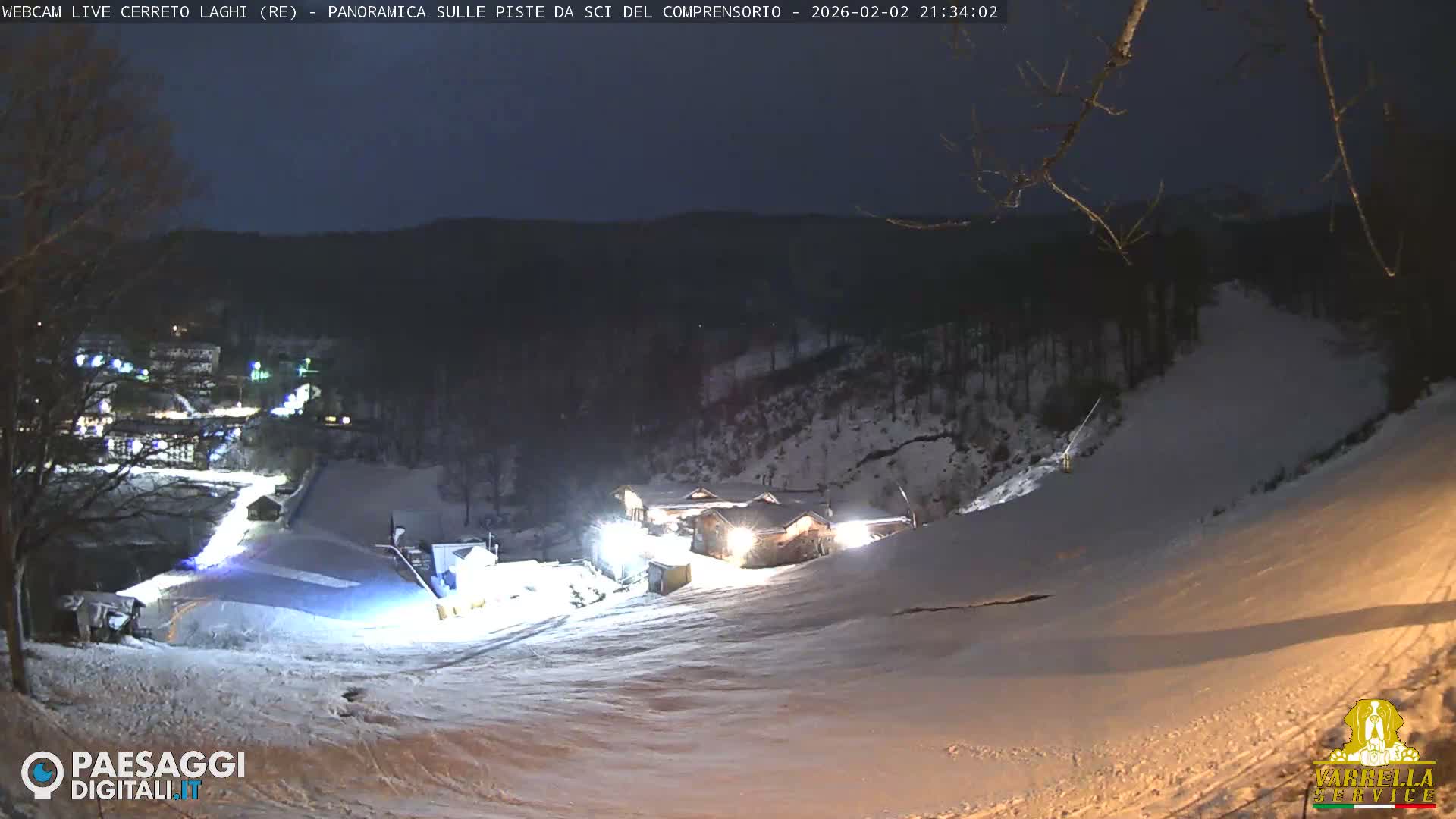 Cerreto Laghi Lakes & Ski Lifts Live Cam -  Reggio Emilia, Emilia-Romagna, Italy