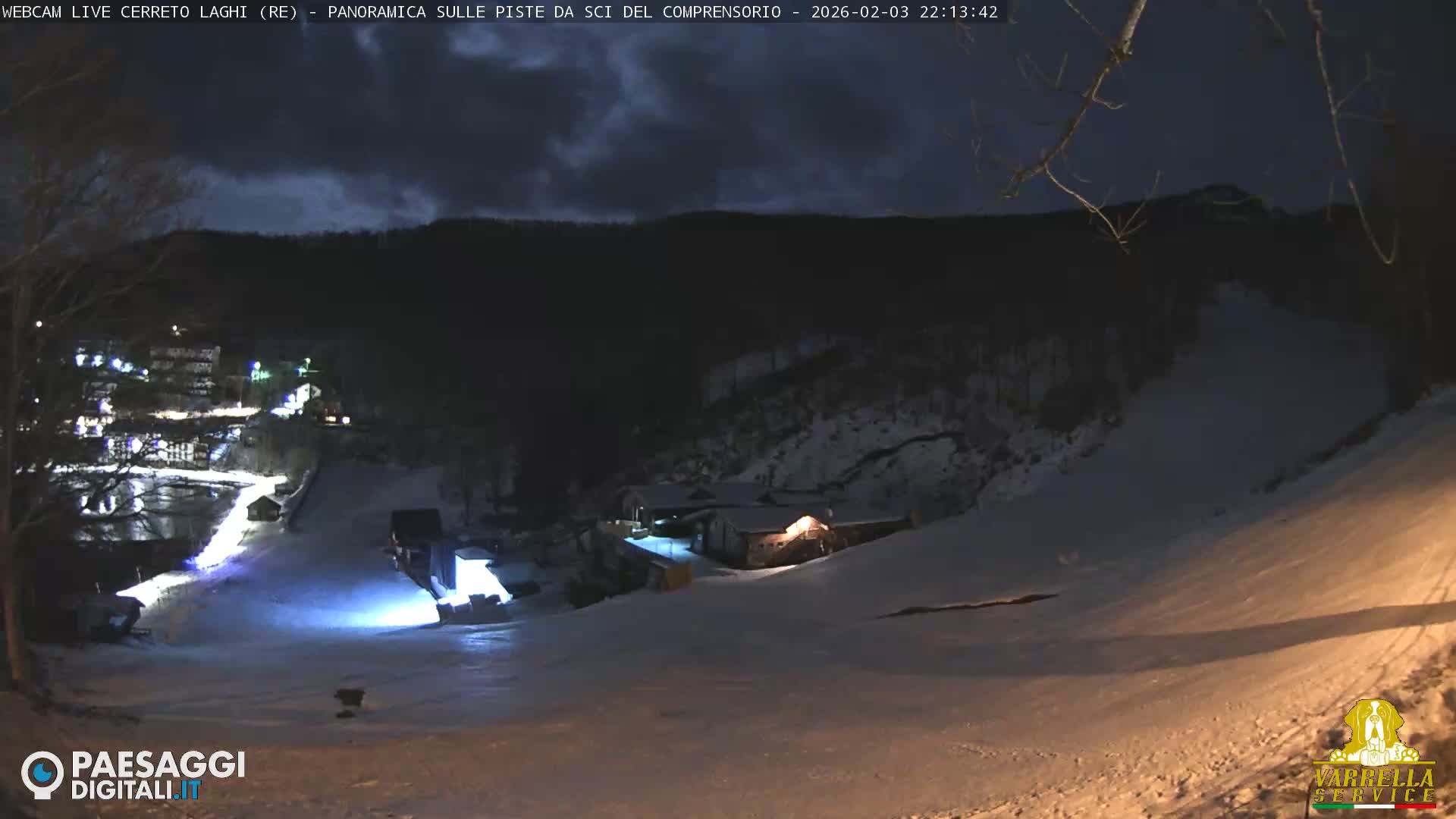 Cerreto Laghi Lakes & Ski Lifts Live Cam -  Reggio Emilia, Emilia-Romagna, Italy