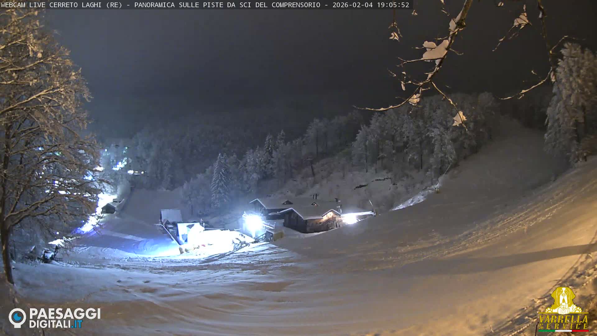 Cerreto Laghi Lakes & Ski Lifts Live Cam -  Reggio Emilia, Emilia-Romagna, Italy