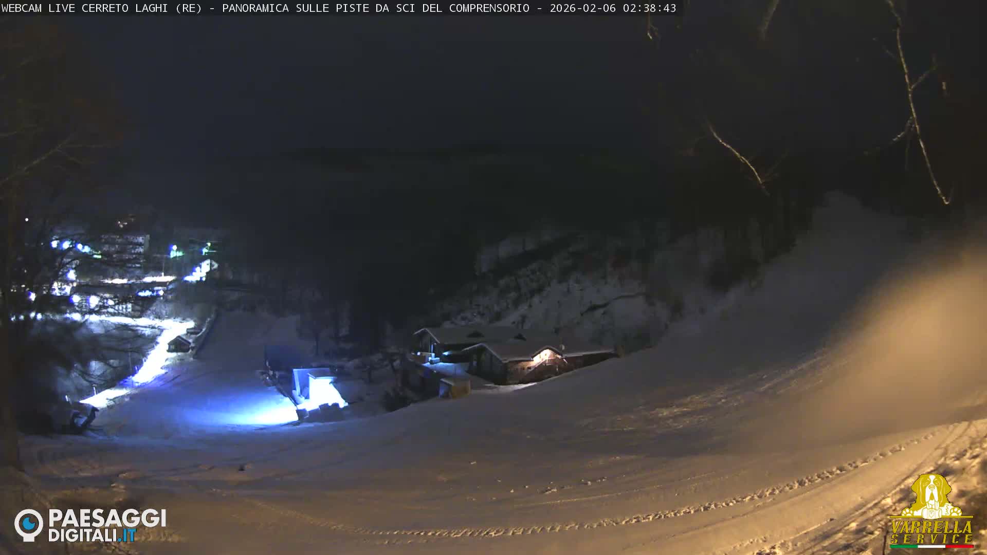Cerreto Laghi Lakes & Ski Lifts Live Cam -  Reggio Emilia, Emilia-Romagna, Italy