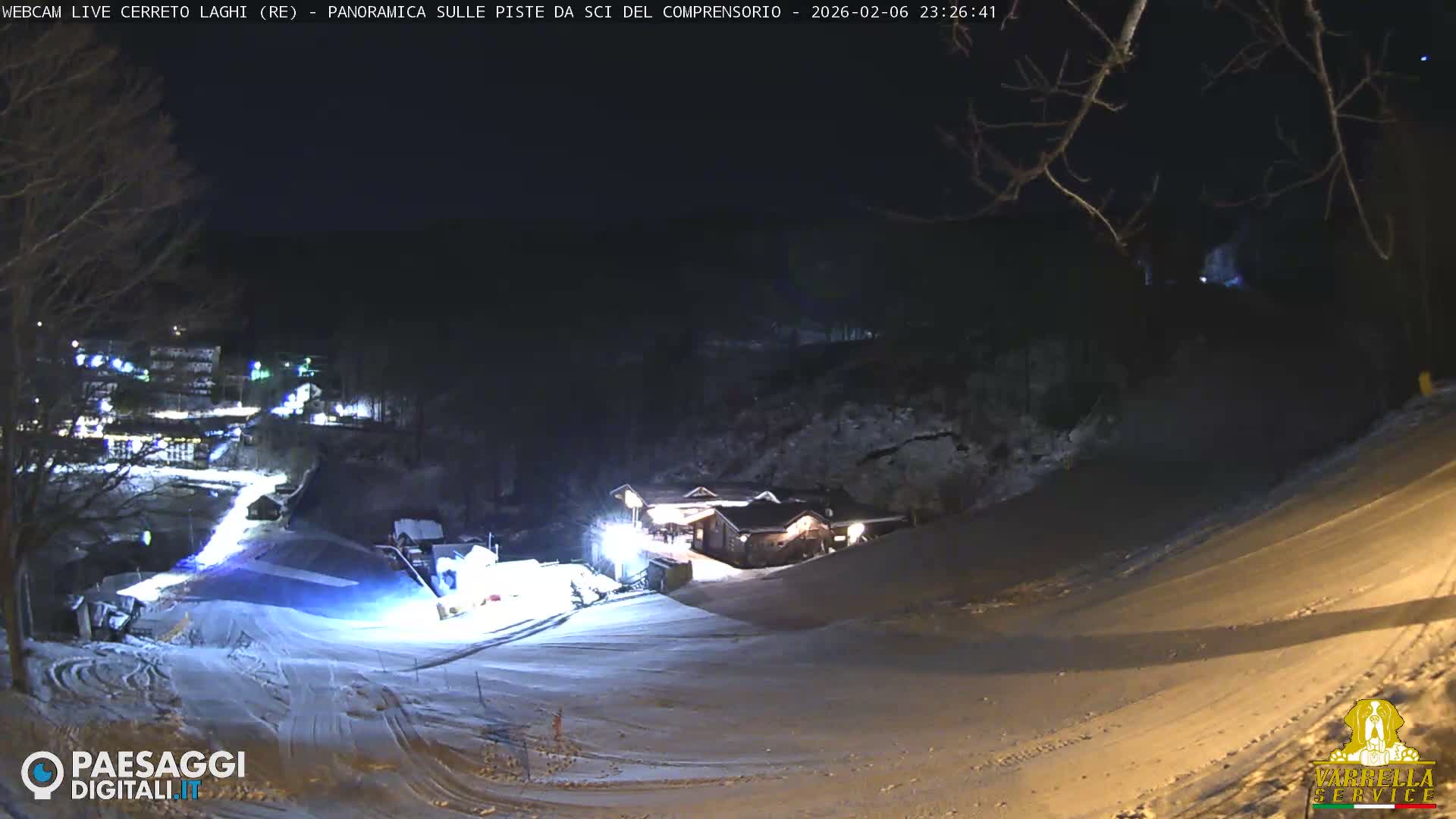 Cerreto Laghi Lakes & Ski Lifts Live Cam -  Reggio Emilia, Emilia-Romagna, Italy