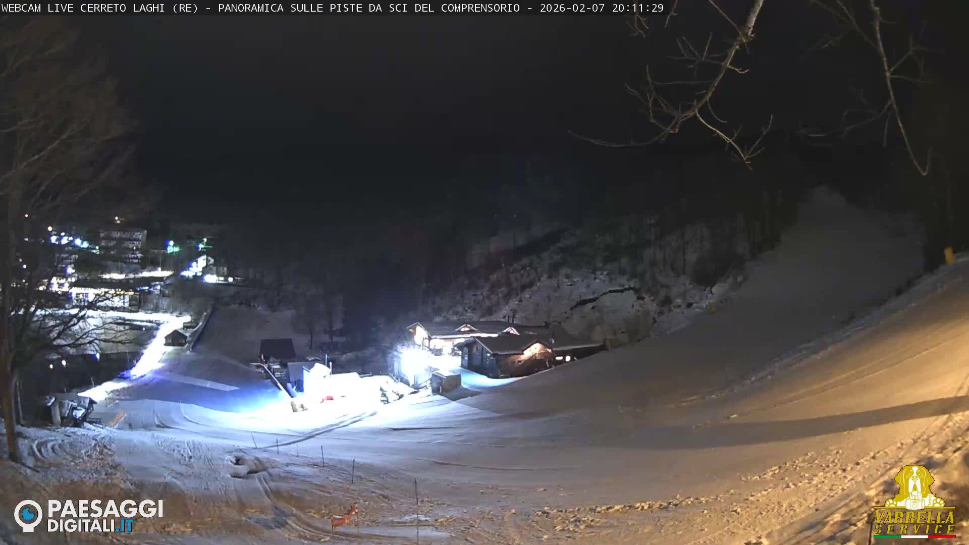 Cerreto Laghi Lakes & Ski Lifts Live Cam -  Reggio Emilia, Emilia-Romagna, Italy