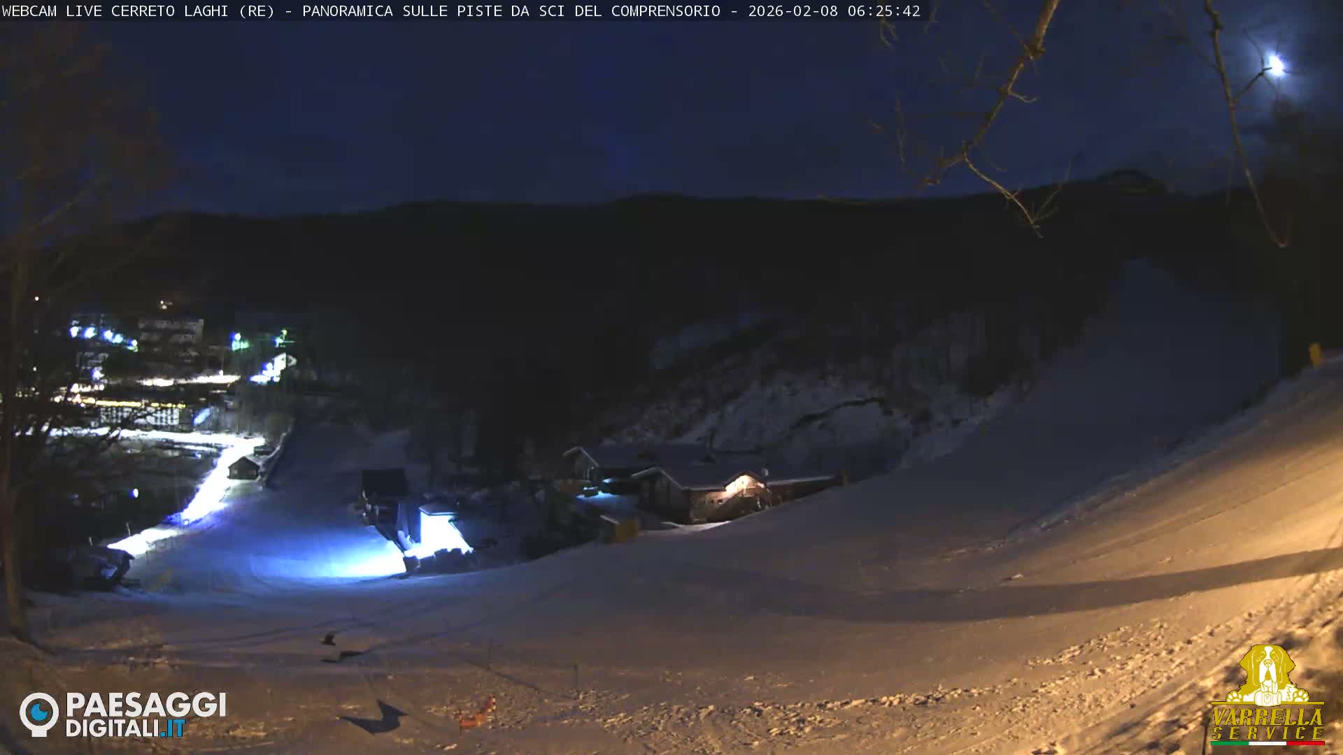 Cerreto Laghi Lakes & Ski Lifts Live Cam -  Reggio Emilia, Emilia-Romagna, Italy