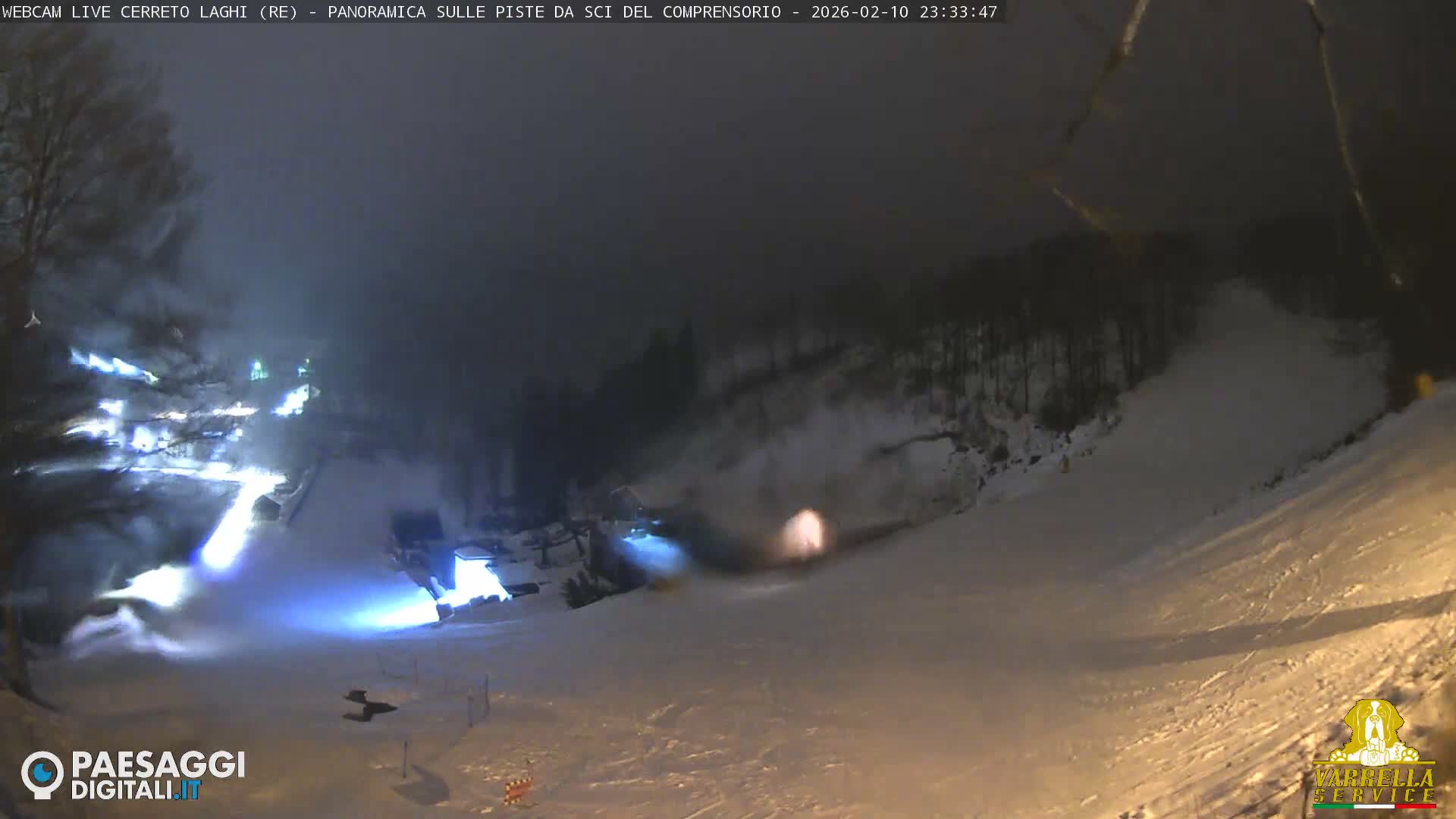 Cerreto Laghi Lakes & Ski Lifts Live Cam -  Reggio Emilia, Emilia-Romagna, Italy