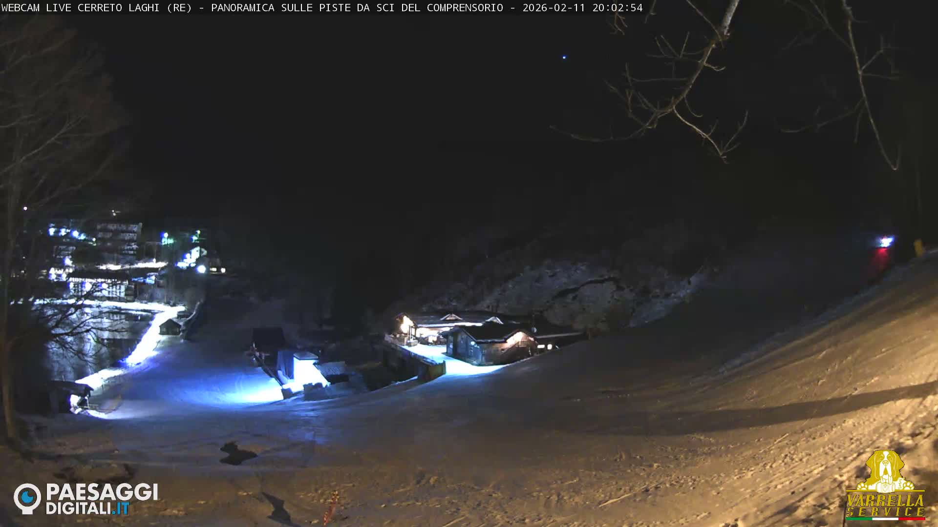 Cerreto Laghi Lakes & Ski Lifts Live Cam -  Reggio Emilia, Emilia-Romagna, Italy