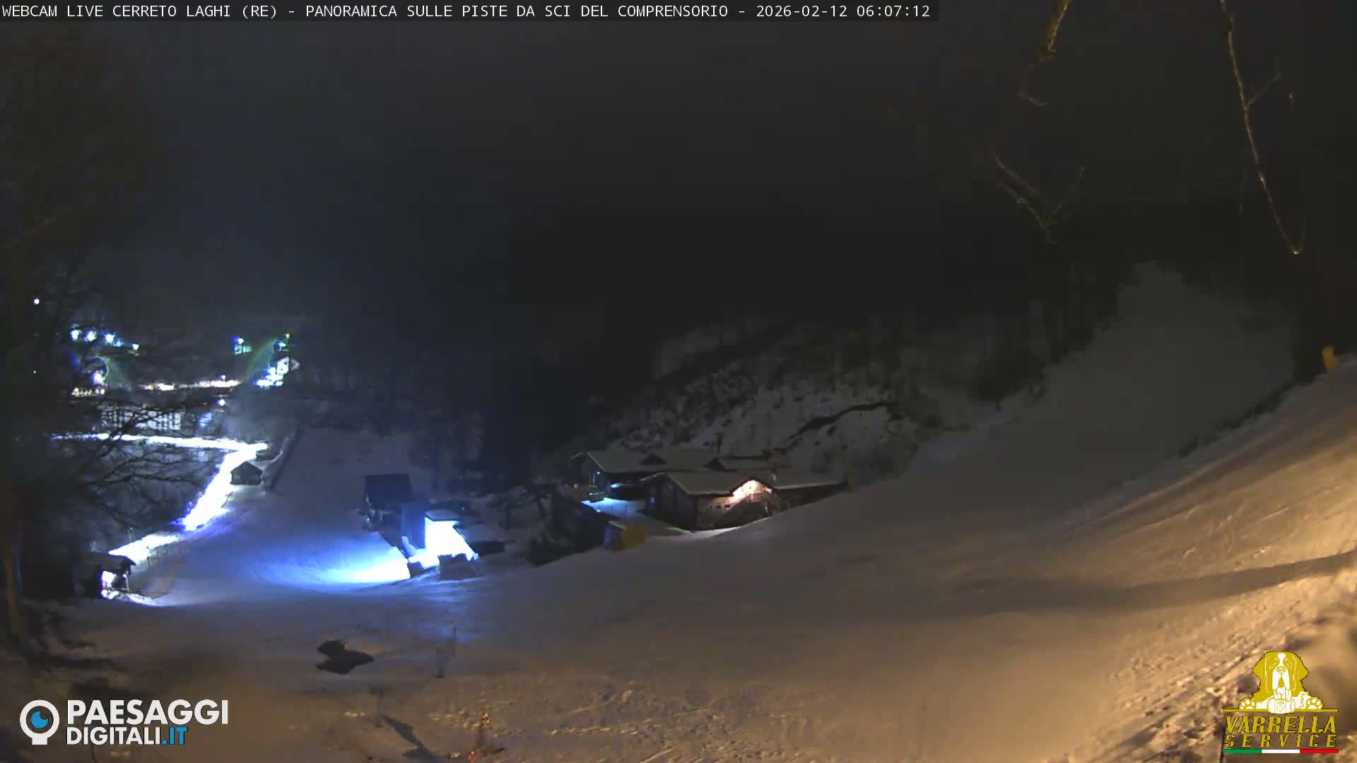 Cerreto Laghi Lakes & Ski Lifts Live Cam -  Reggio Emilia, Emilia-Romagna, Italy