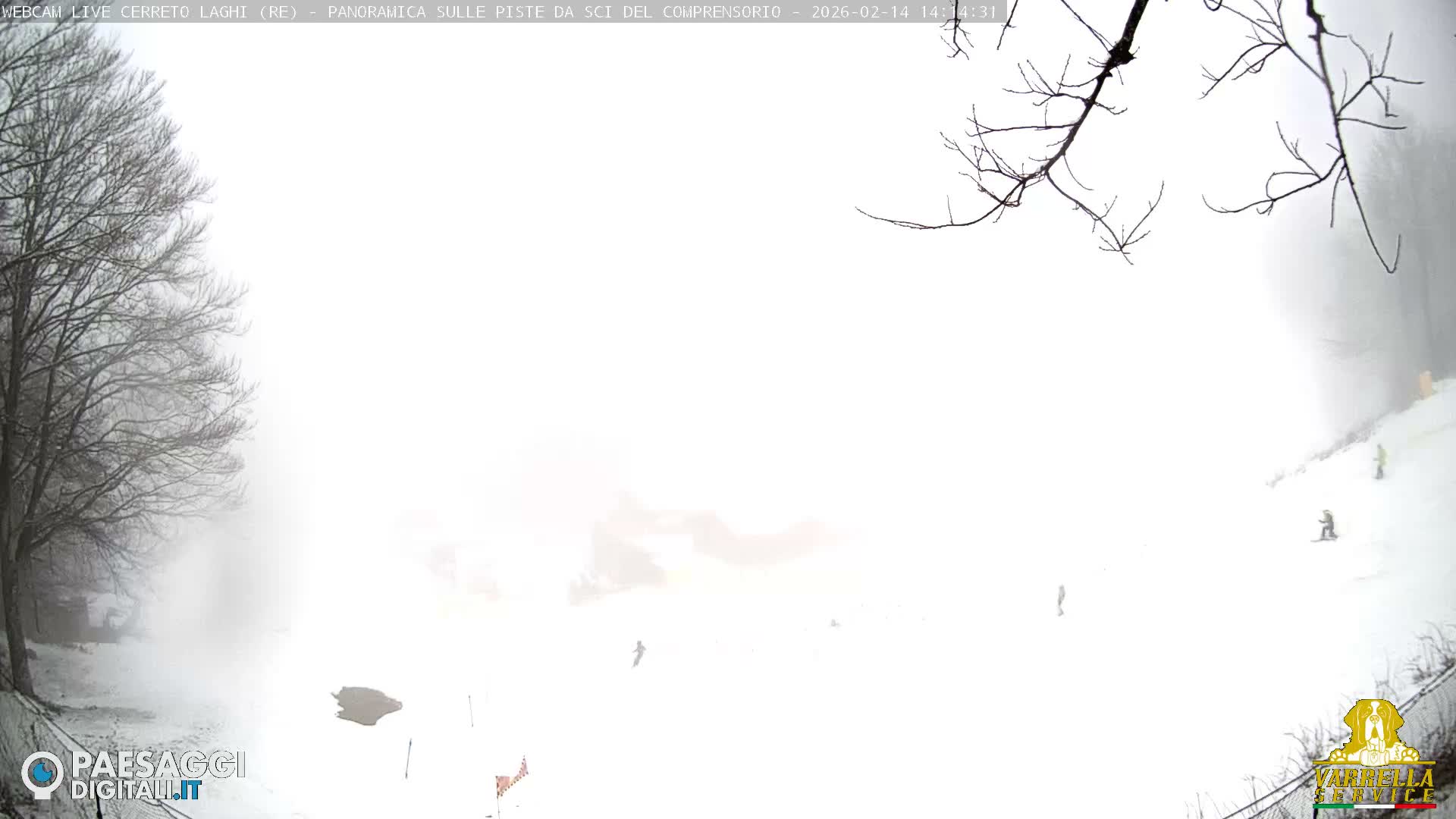Cerreto Laghi Lakes & Ski Lifts Live Cam -  Reggio Emilia, Emilia-Romagna, Italy