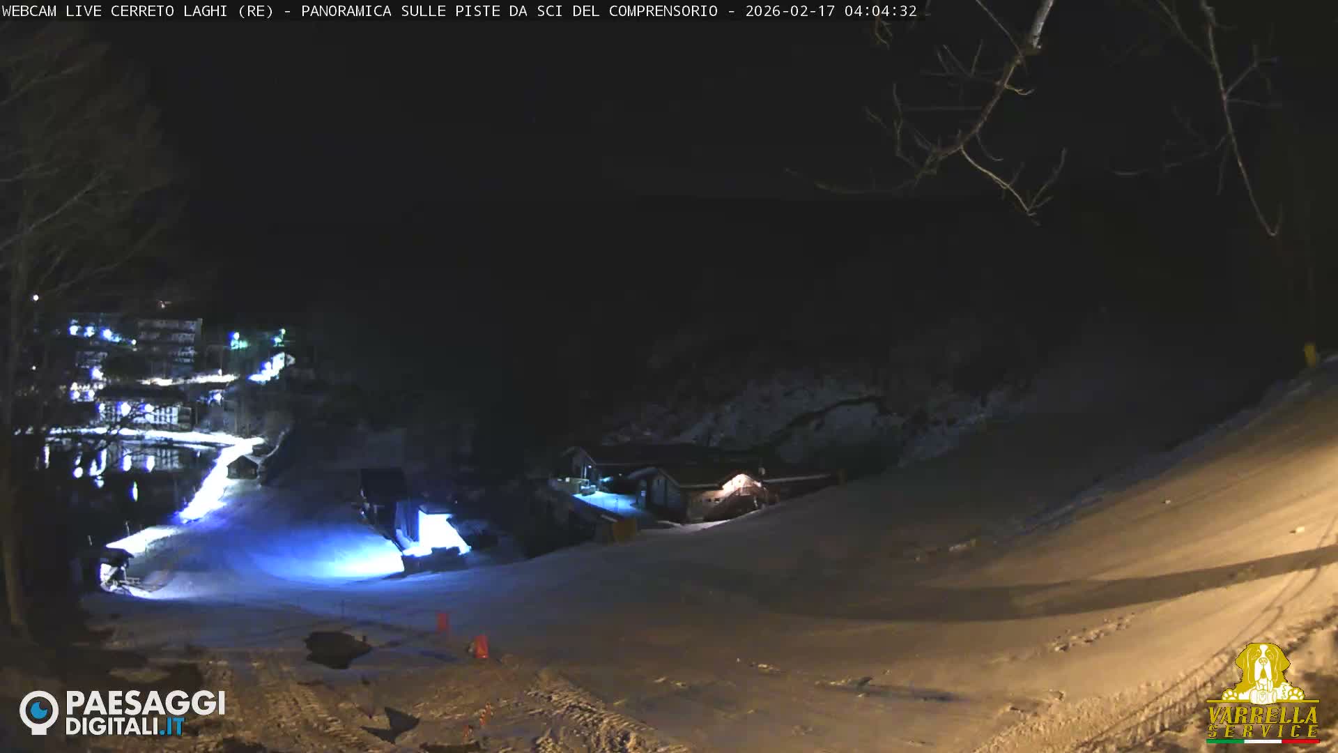 Cerreto Laghi Lakes & Ski Lifts Live Cam -  Reggio Emilia, Emilia-Romagna, Italy