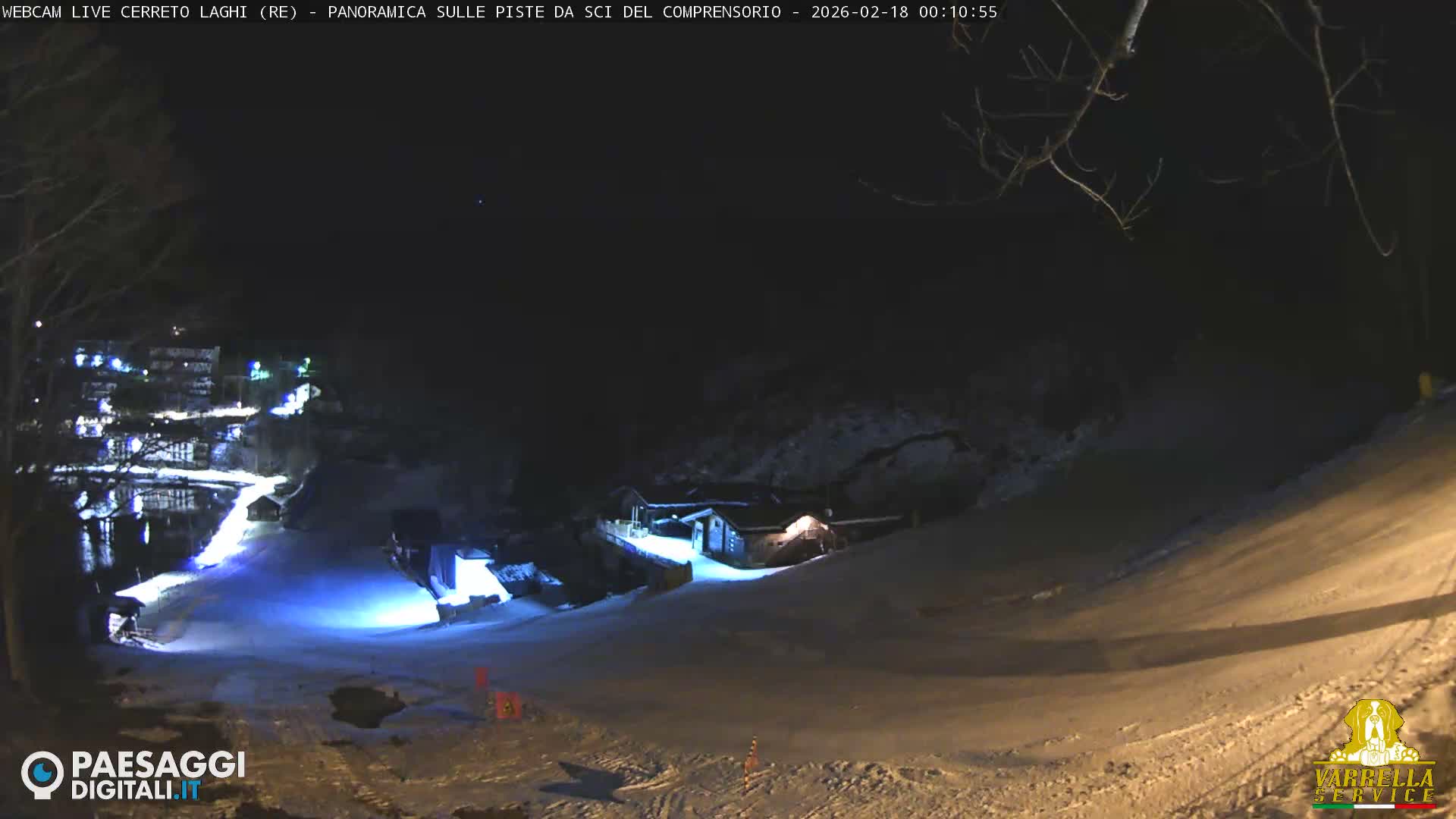 Cerreto Laghi Lakes & Ski Lifts Live Cam -  Reggio Emilia, Emilia-Romagna, Italy