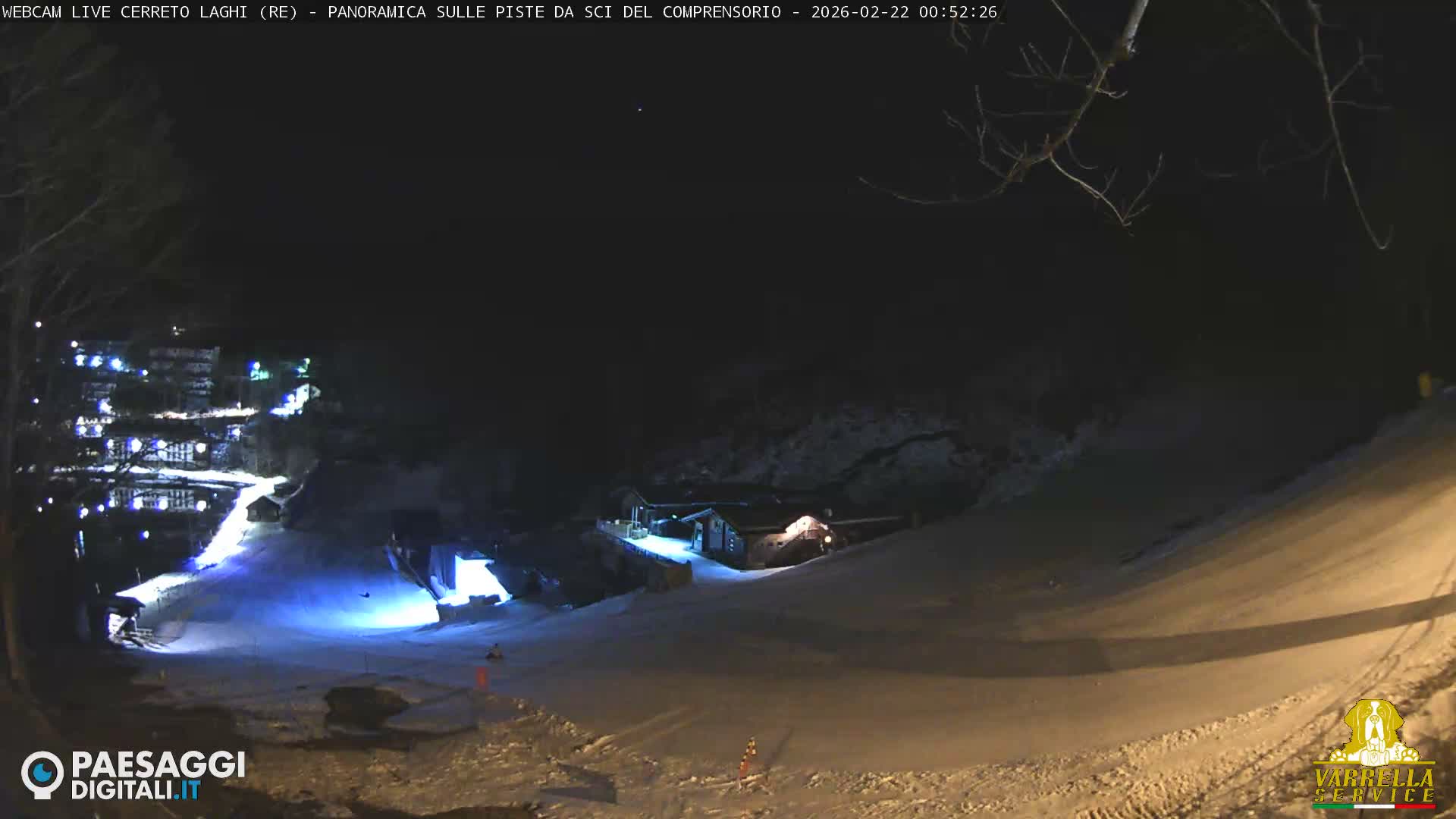 Cerreto Laghi Lakes & Ski Lifts Live Cam -  Reggio Emilia, Emilia-Romagna, Italy