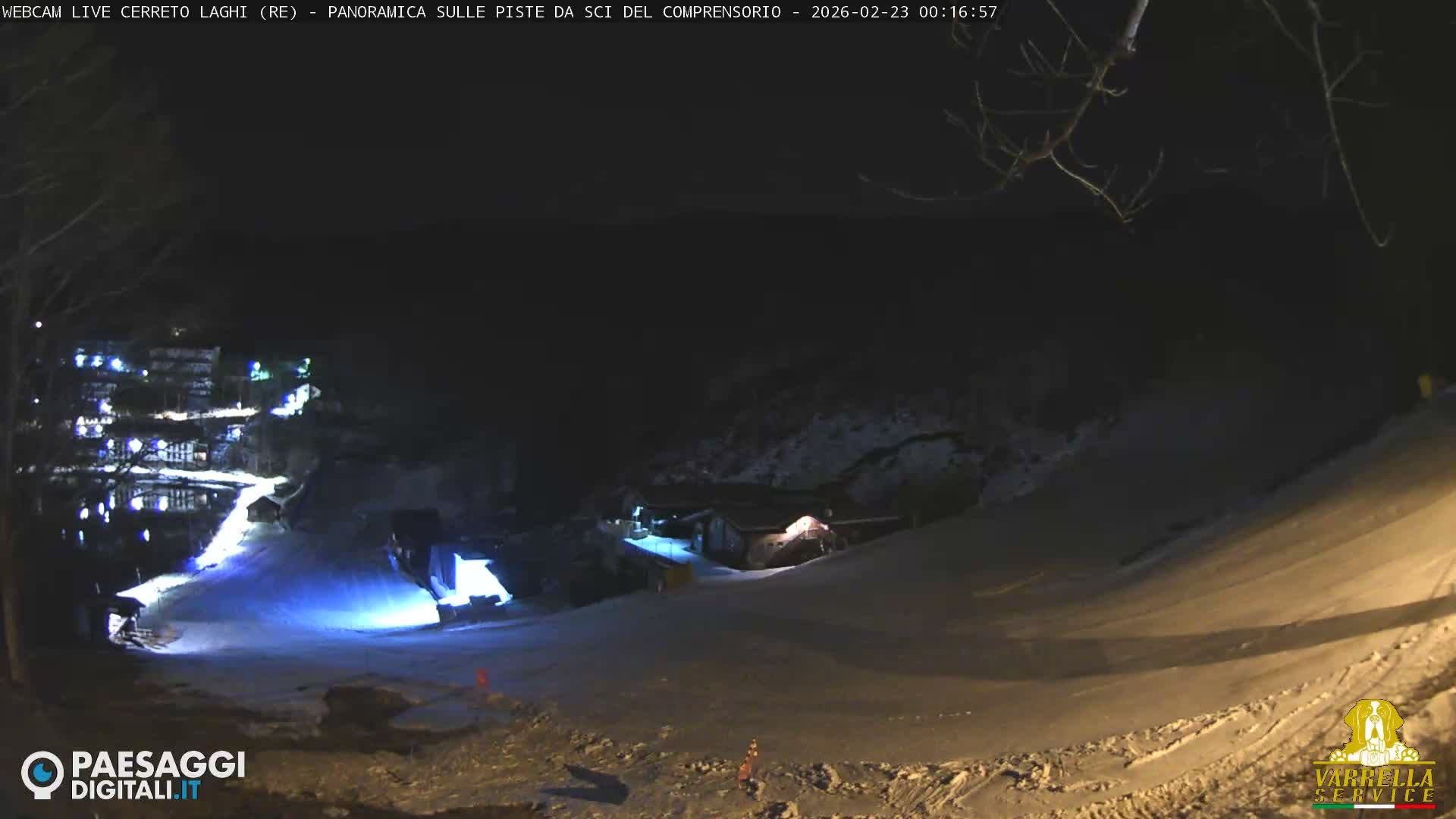 Cerreto Laghi Lakes & Ski Lifts Live Cam -  Reggio Emilia, Emilia-Romagna, Italy