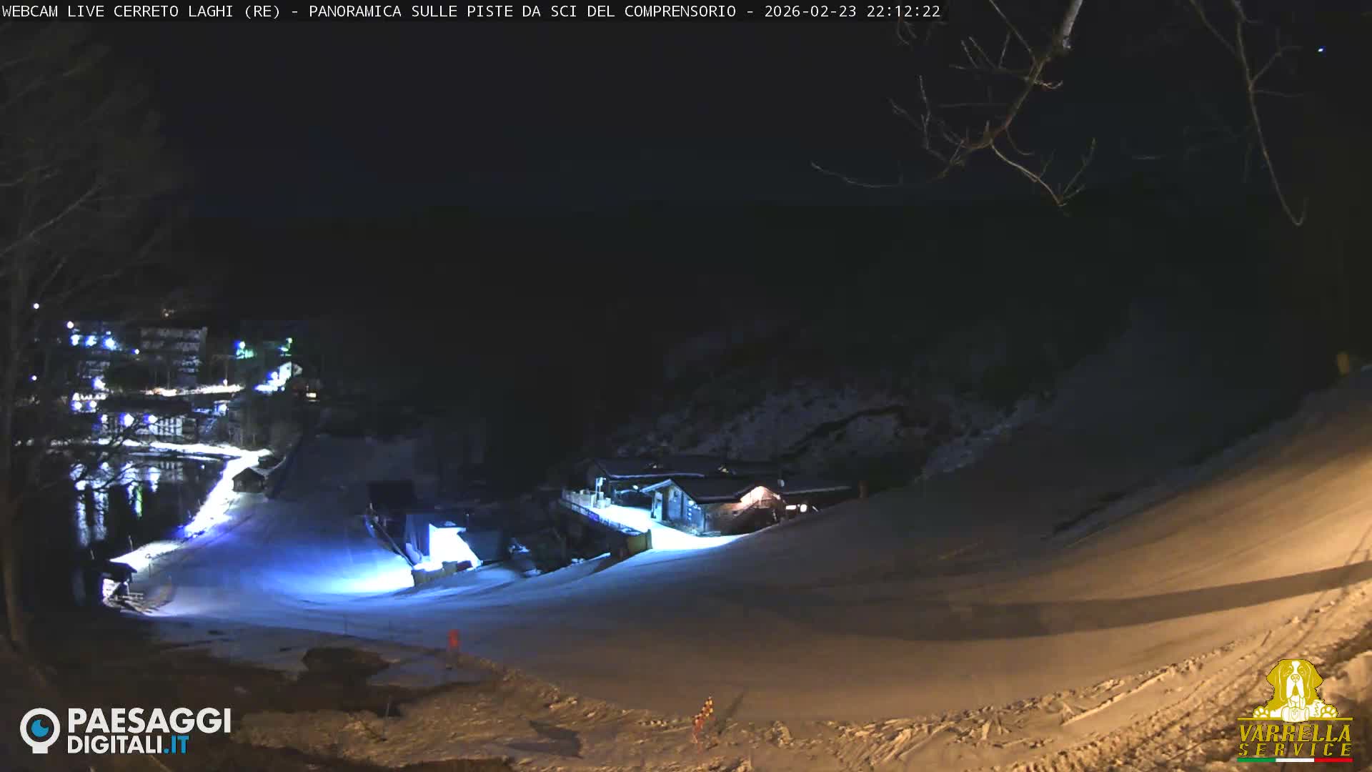 Cerreto Laghi Lakes & Ski Lifts Live Cam -  Reggio Emilia, Emilia-Romagna, Italy