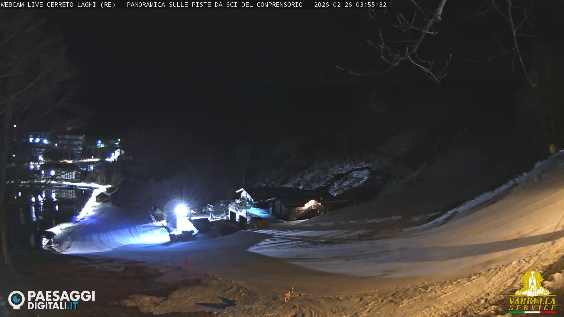 Cerreto Laghi Lakes & Ski Lifts Live Cam -  Reggio Emilia, Emilia-Romagna, Italy