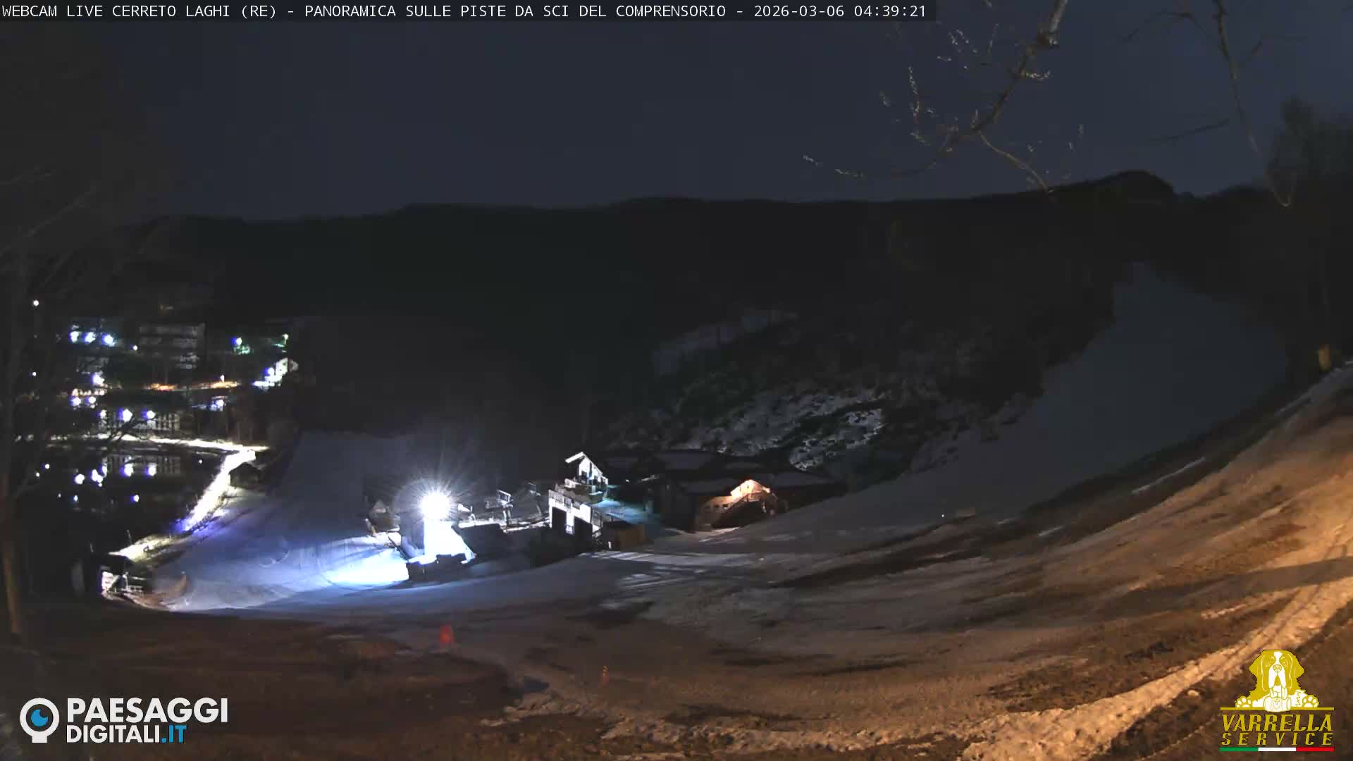 Cerreto Laghi Lakes & Ski Lifts Live Cam -  Reggio Emilia, Emilia-Romagna, Italy