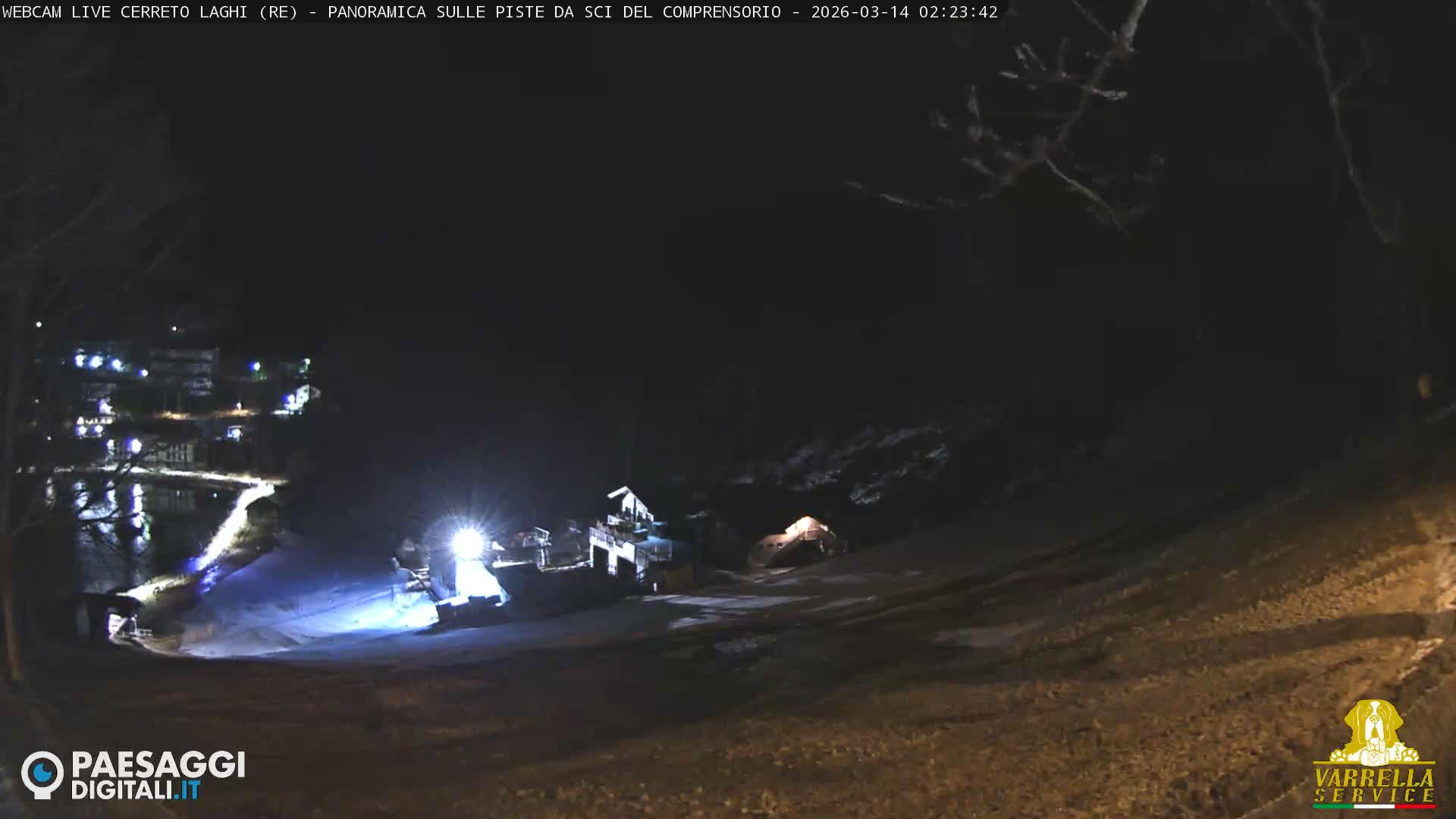 Cerreto Laghi Lakes & Ski Lifts Live Cam -  Reggio Emilia, Emilia-Romagna, Italy