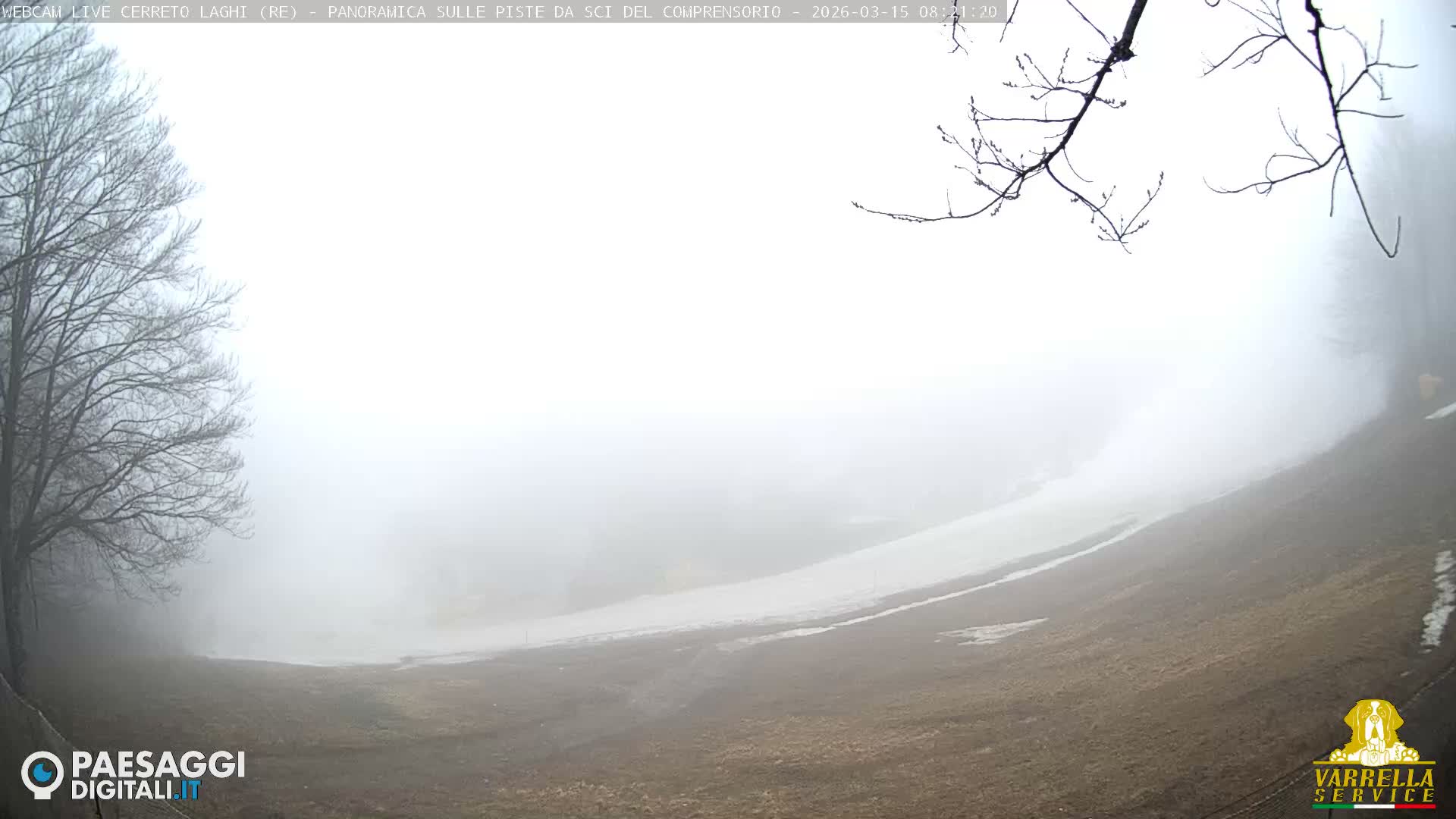 Cerreto Laghi Lakes & Ski Lifts Live Cam -  Reggio Emilia, Emilia-Romagna, Italy