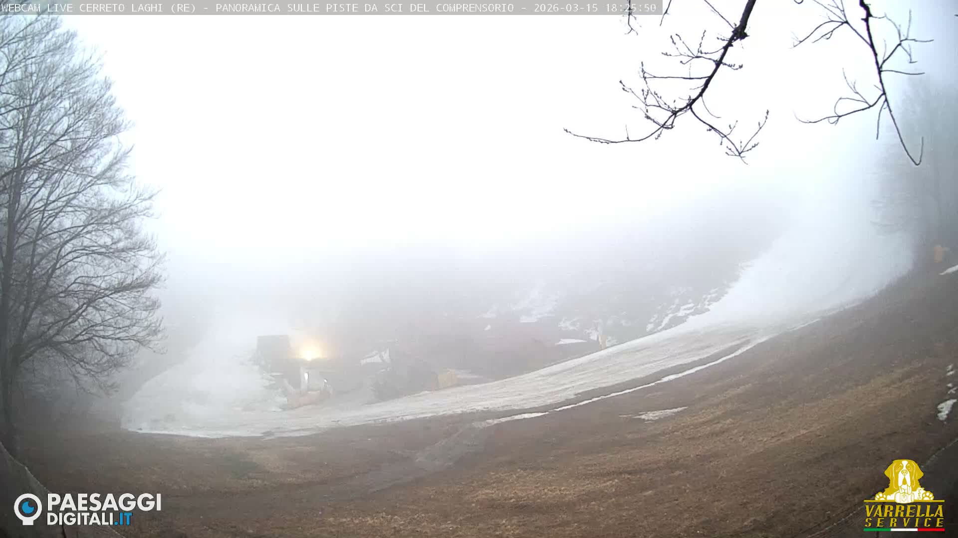 Cerreto Laghi Lakes & Ski Lifts Live Cam -  Reggio Emilia, Emilia-Romagna, Italy
