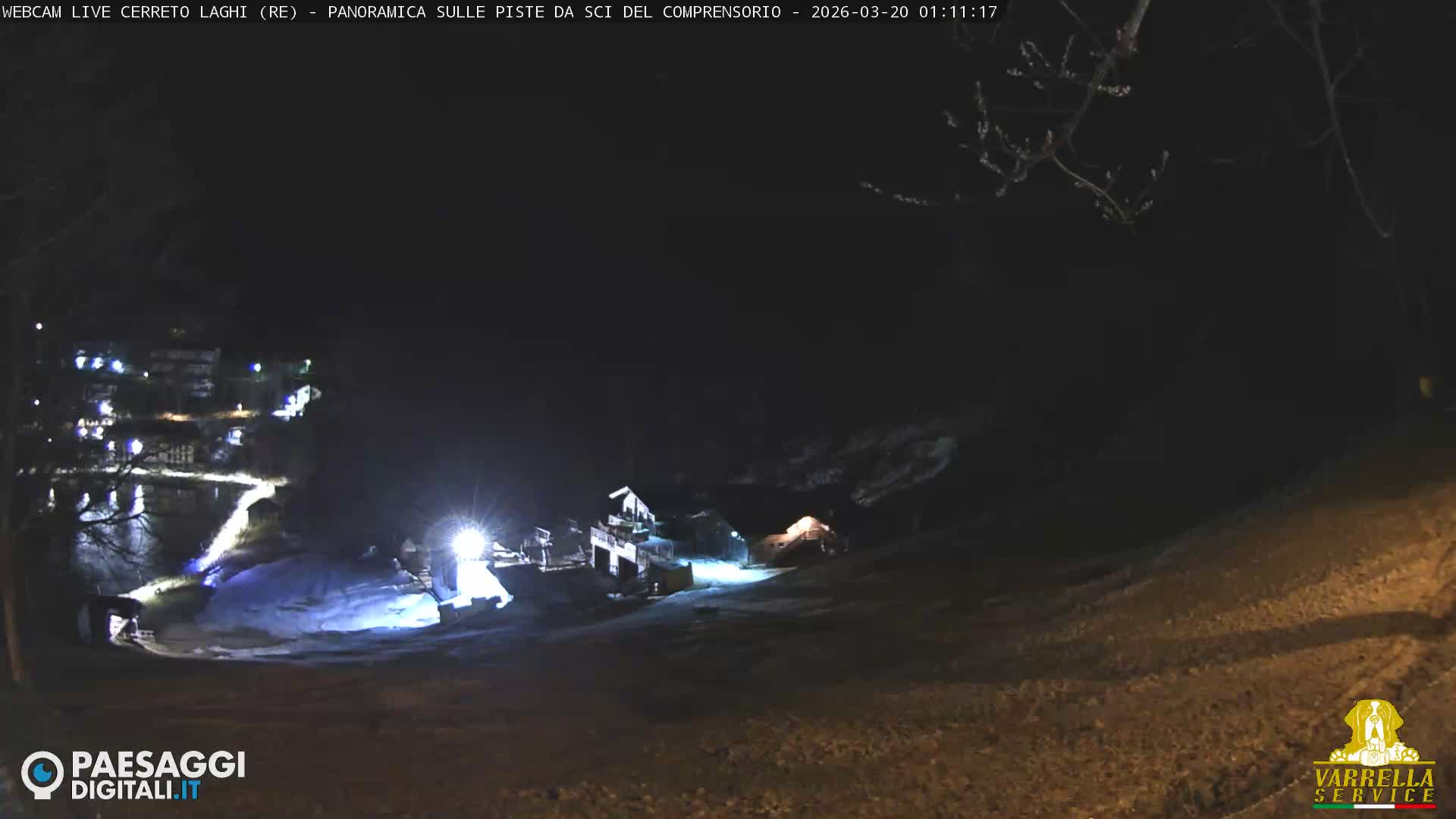 Cerreto Laghi Lakes & Ski Lifts Live Cam -  Reggio Emilia, Emilia-Romagna, Italy