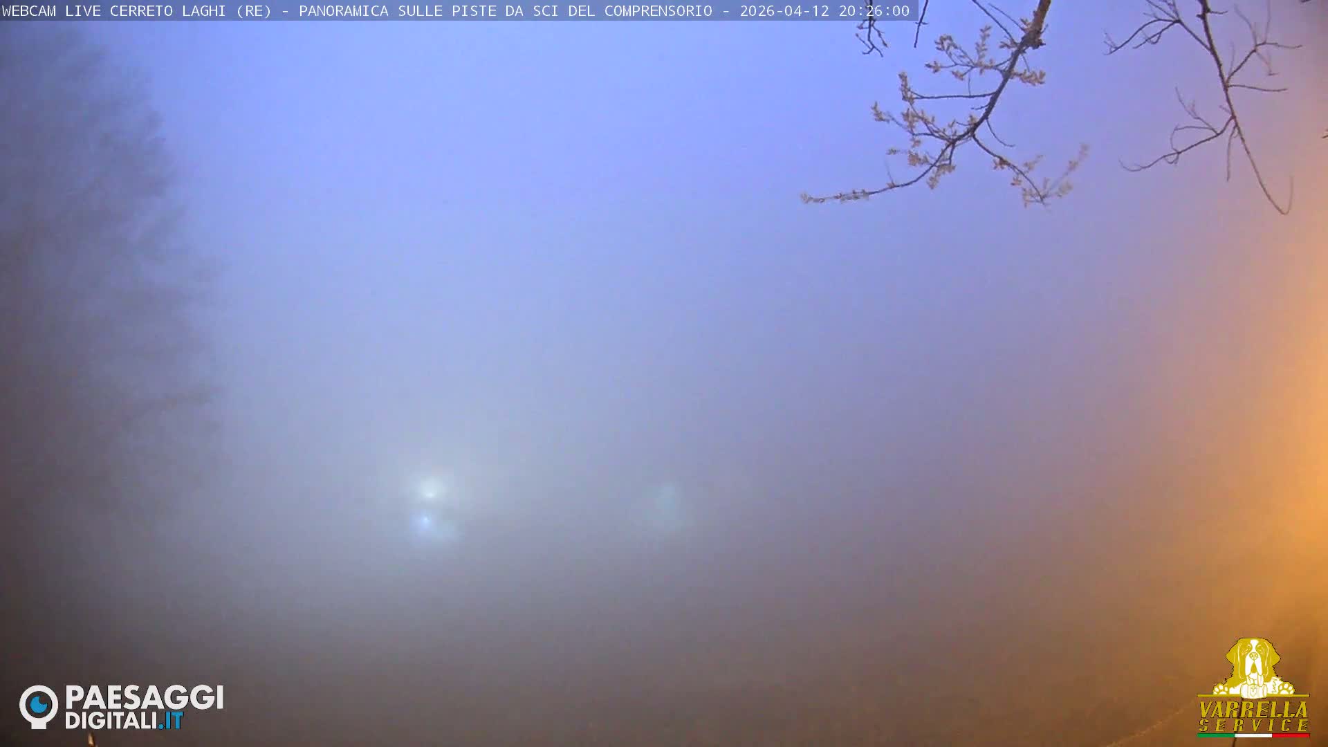 Cerreto Laghi Lakes & Ski Lifts Live Cam -  Reggio Emilia, Emilia-Romagna, Italy