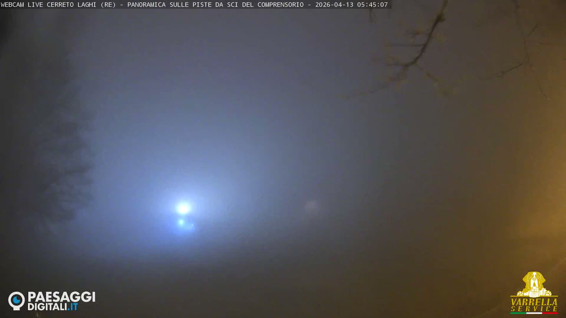 Cerreto Laghi Lakes & Ski Lifts Live Cam -  Reggio Emilia, Emilia-Romagna, Italy