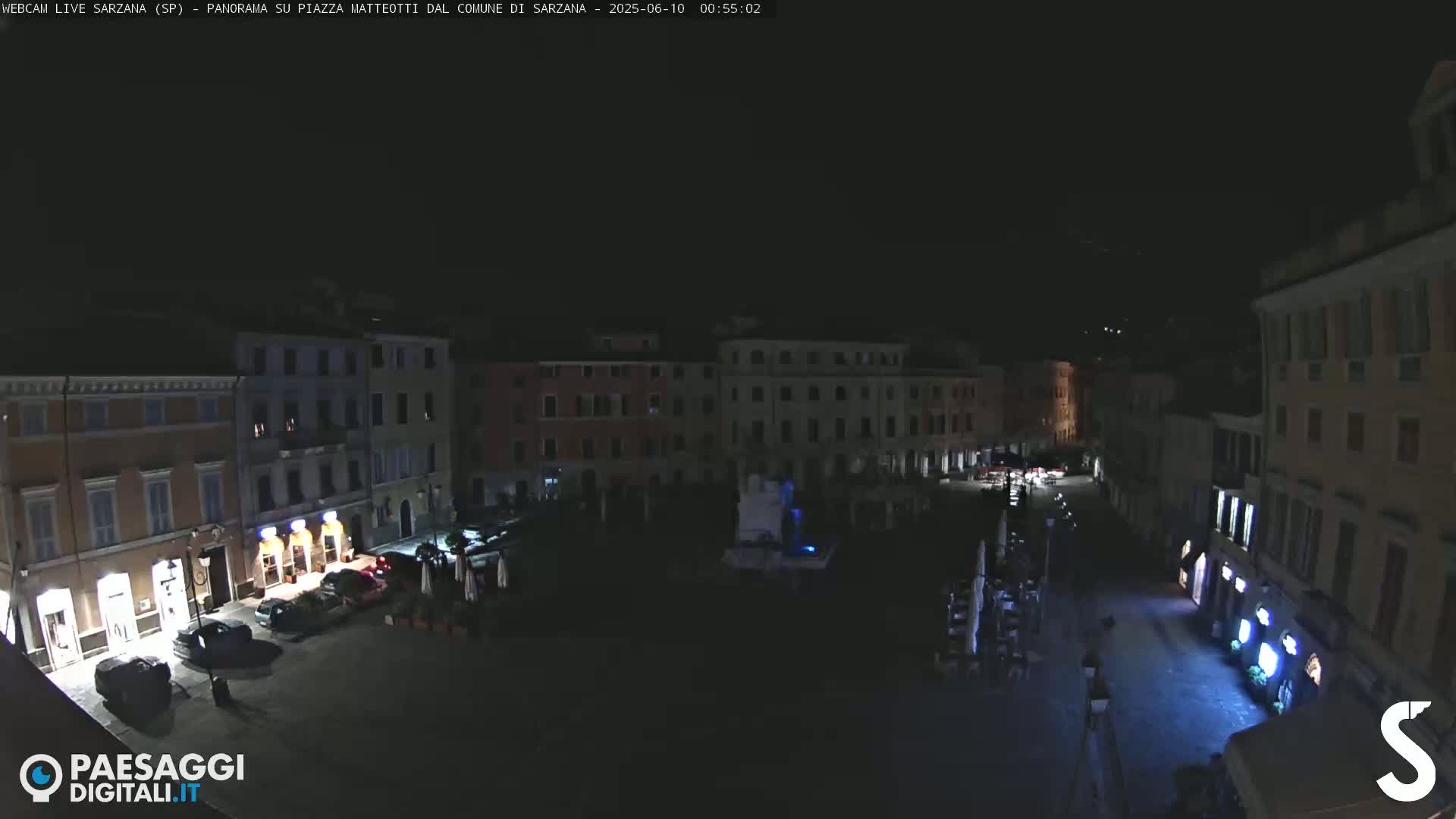Sarzana, Piazza Matteotti Square Live Cam - La Spezia, Liguria, Italy