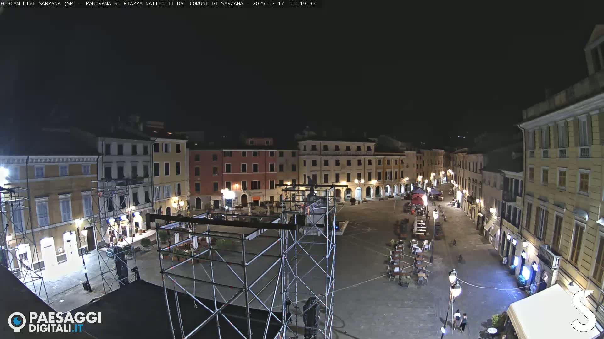 Sarzana, Piazza Matteotti Square Live Cam - La Spezia, Liguria, Italy