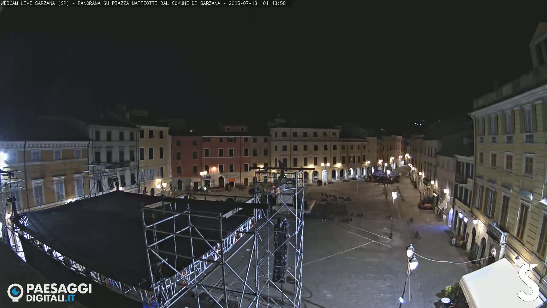 Sarzana, Piazza Matteotti Square Live Cam - La Spezia, Liguria, Italy