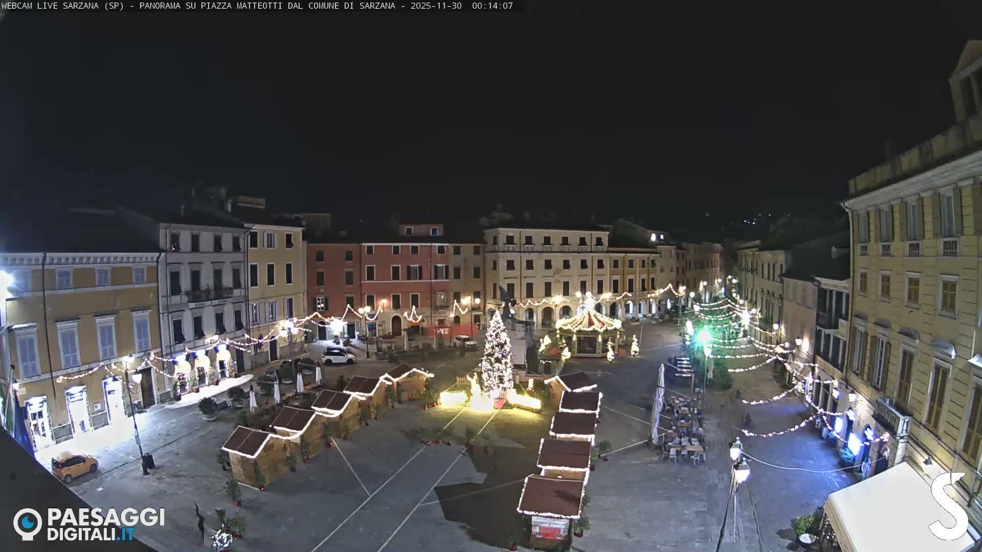 Sarzana, Piazza Matteotti Square Live Cam - La Spezia, Liguria, Italy