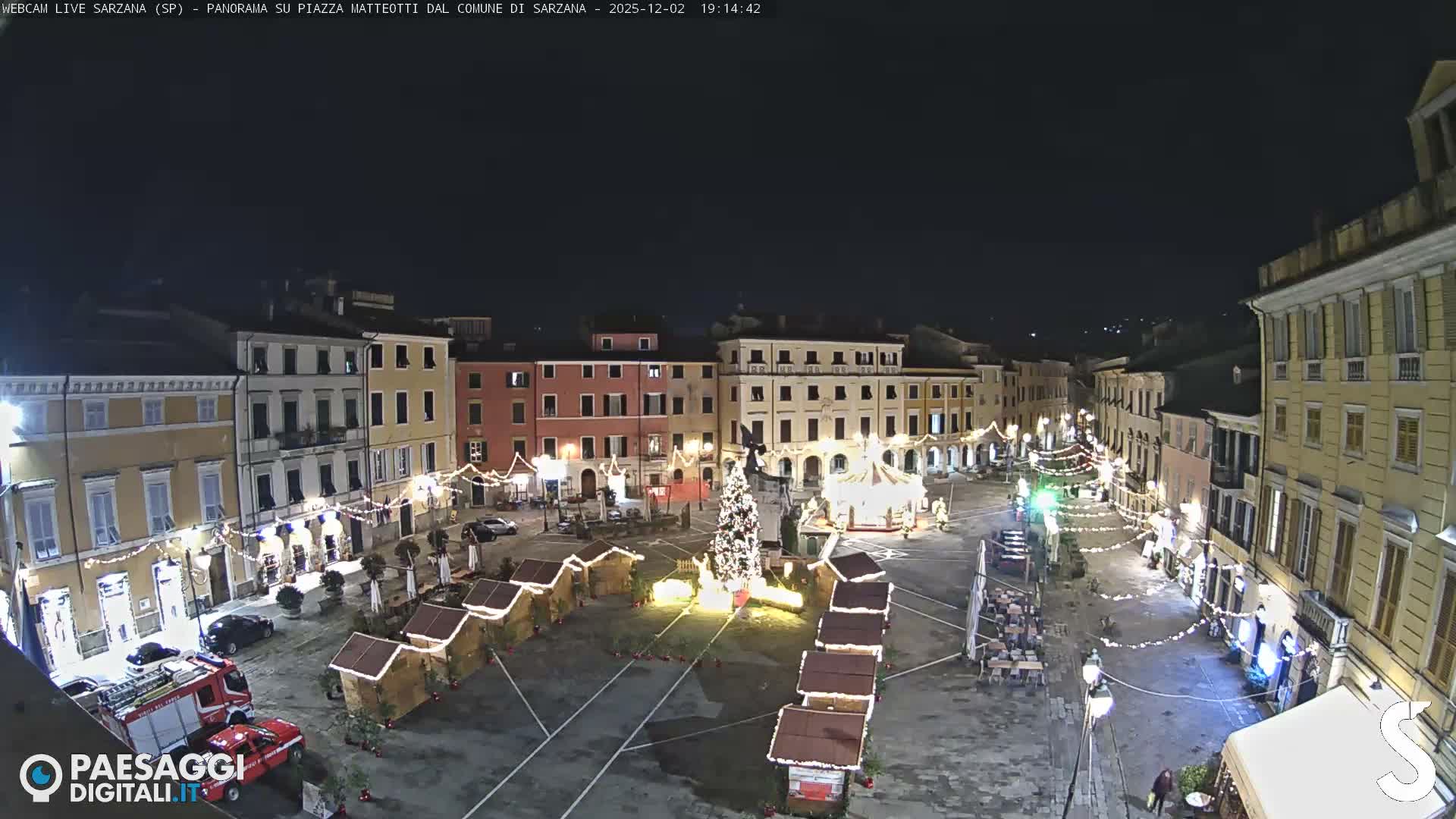 Sarzana, Piazza Matteotti Square Live Cam - La Spezia, Liguria, Italy