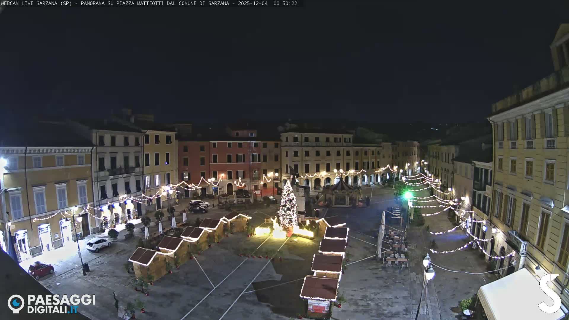 Sarzana, Piazza Matteotti Square Live Cam - La Spezia, Liguria, Italy