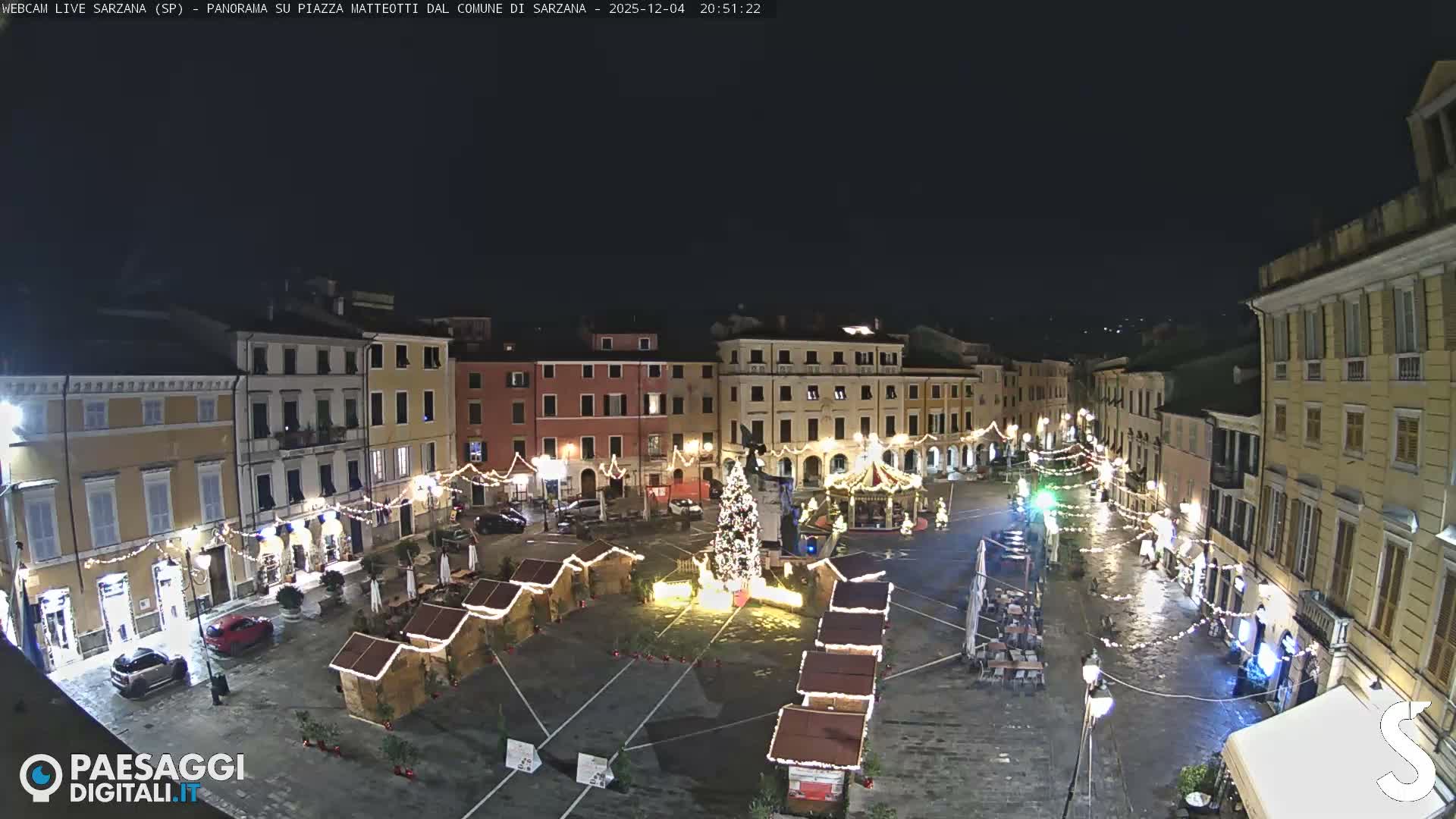 Sarzana, Piazza Matteotti Square Live Cam - La Spezia, Liguria, Italy