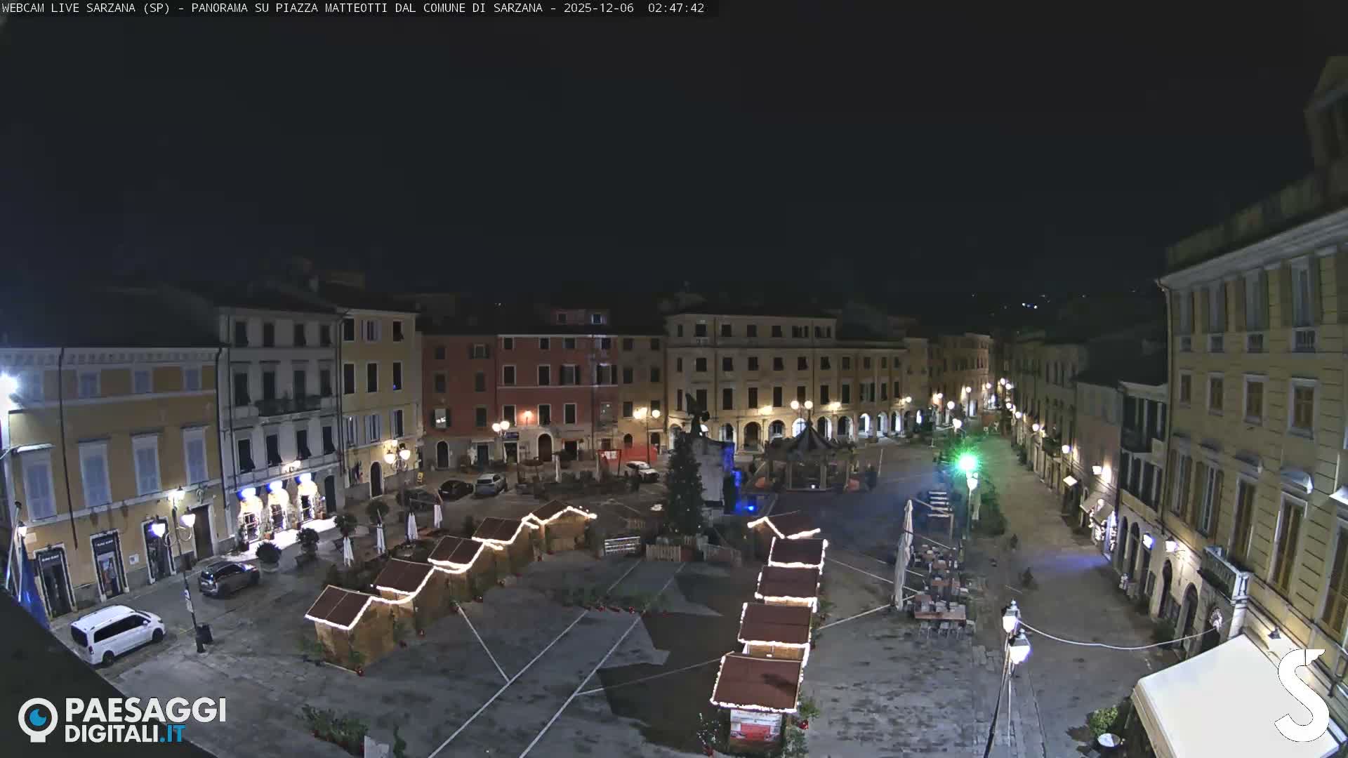 Sarzana, Piazza Matteotti Square Live Cam - La Spezia, Liguria, Italy