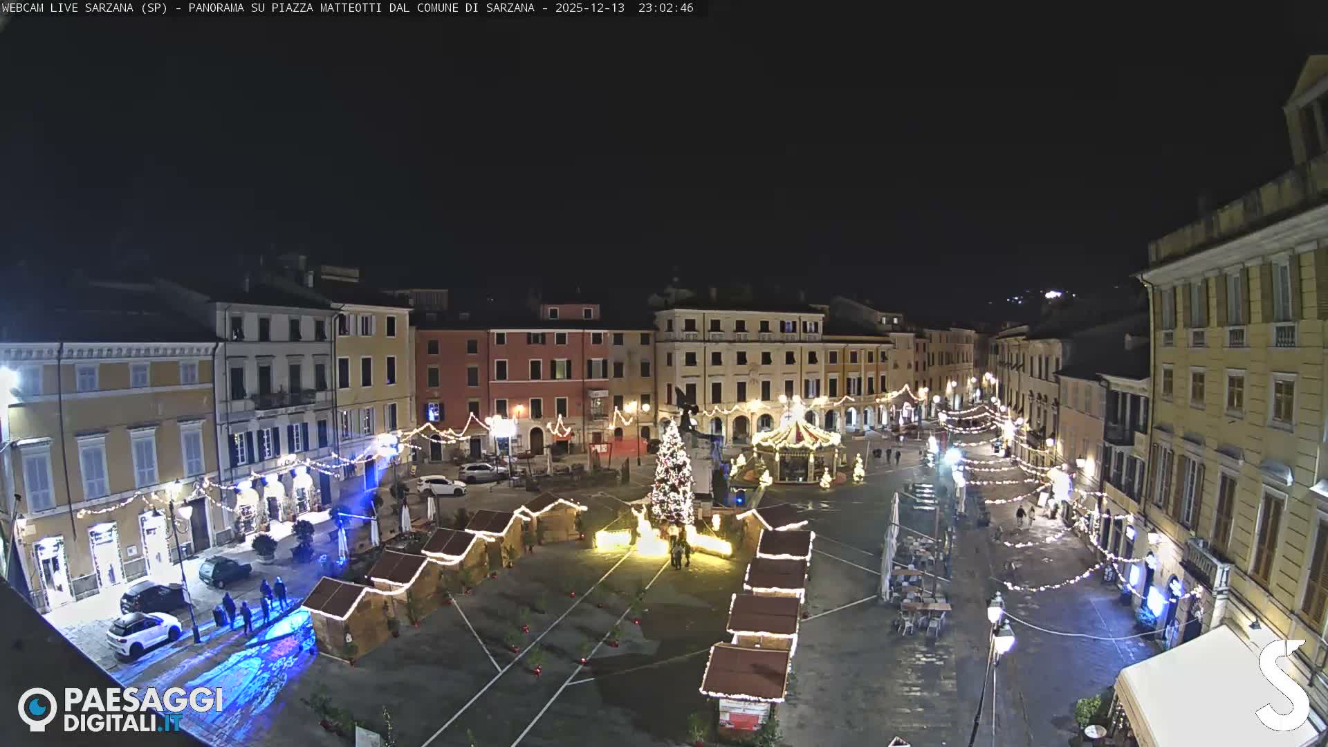 Sarzana, Piazza Matteotti Square Live Cam - La Spezia, Liguria, Italy