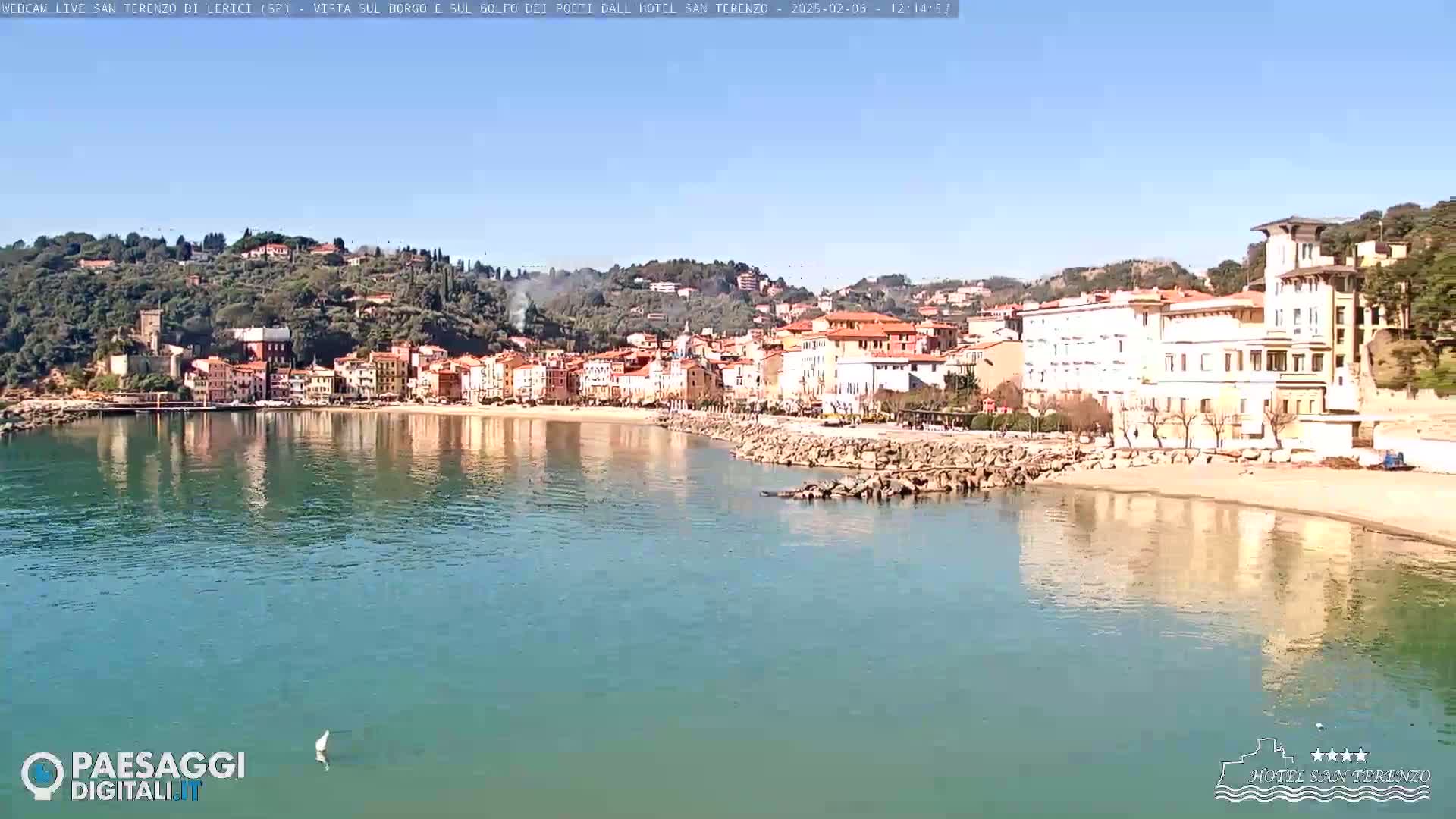  Lerici City & Coast Live Cam - La Spezia, Liguria, Italy