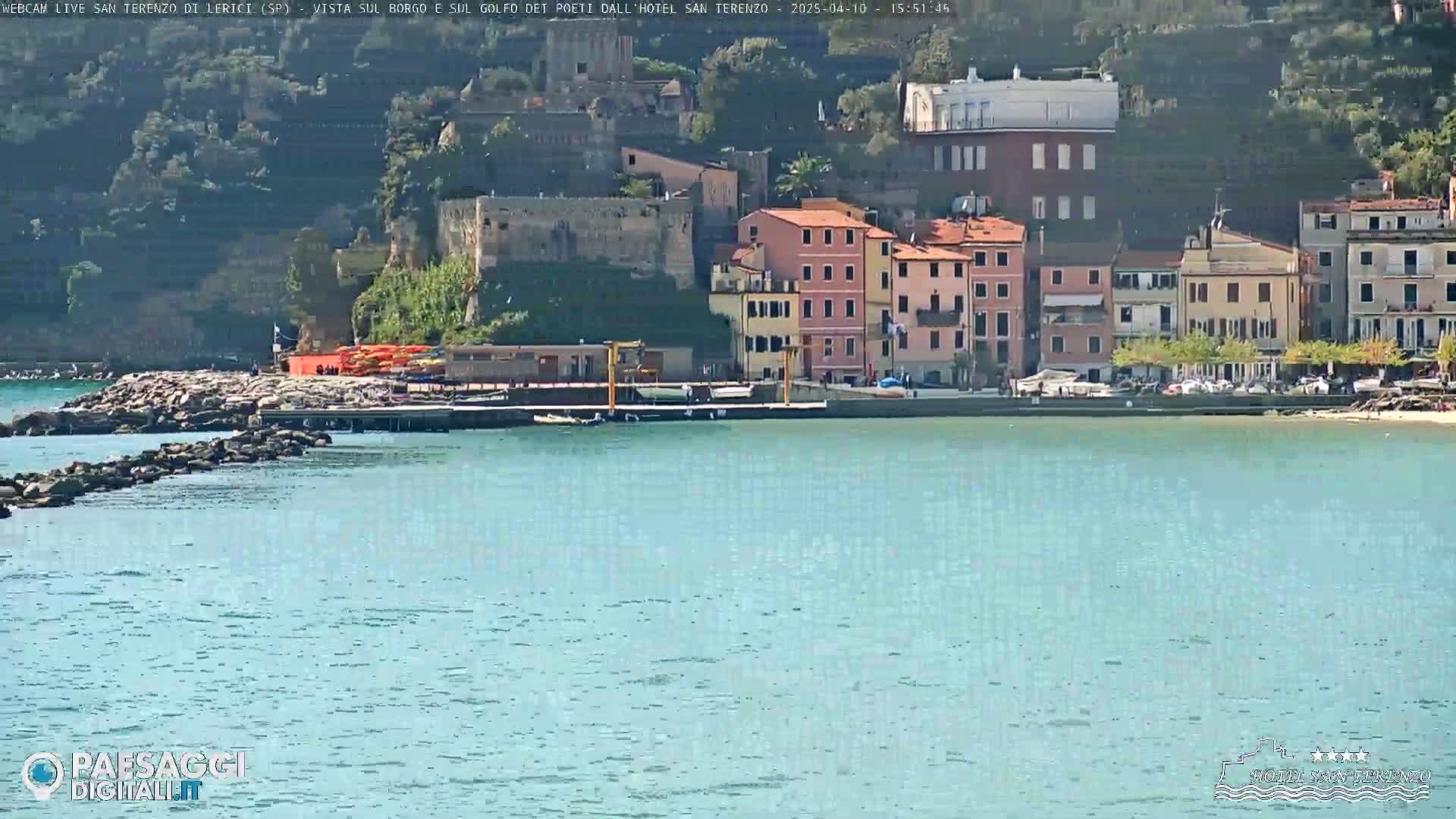  Lerici City & Coast Live Cam - La Spezia, Liguria, Italy