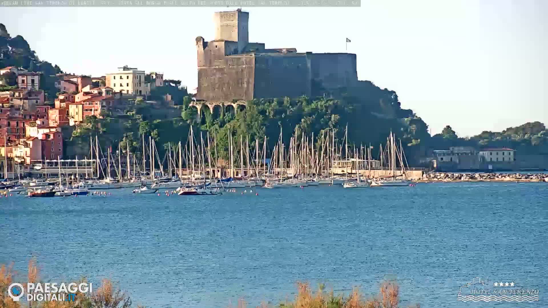  Lerici City & Coast Live Cam - La Spezia, Liguria, Italy