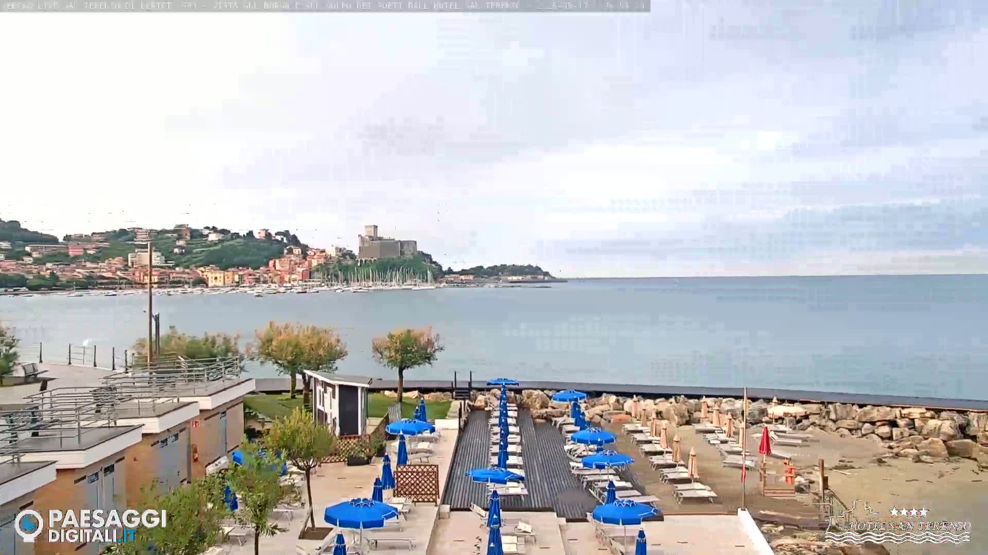  Lerici City & Coast Live Cam - La Spezia, Liguria, Italy