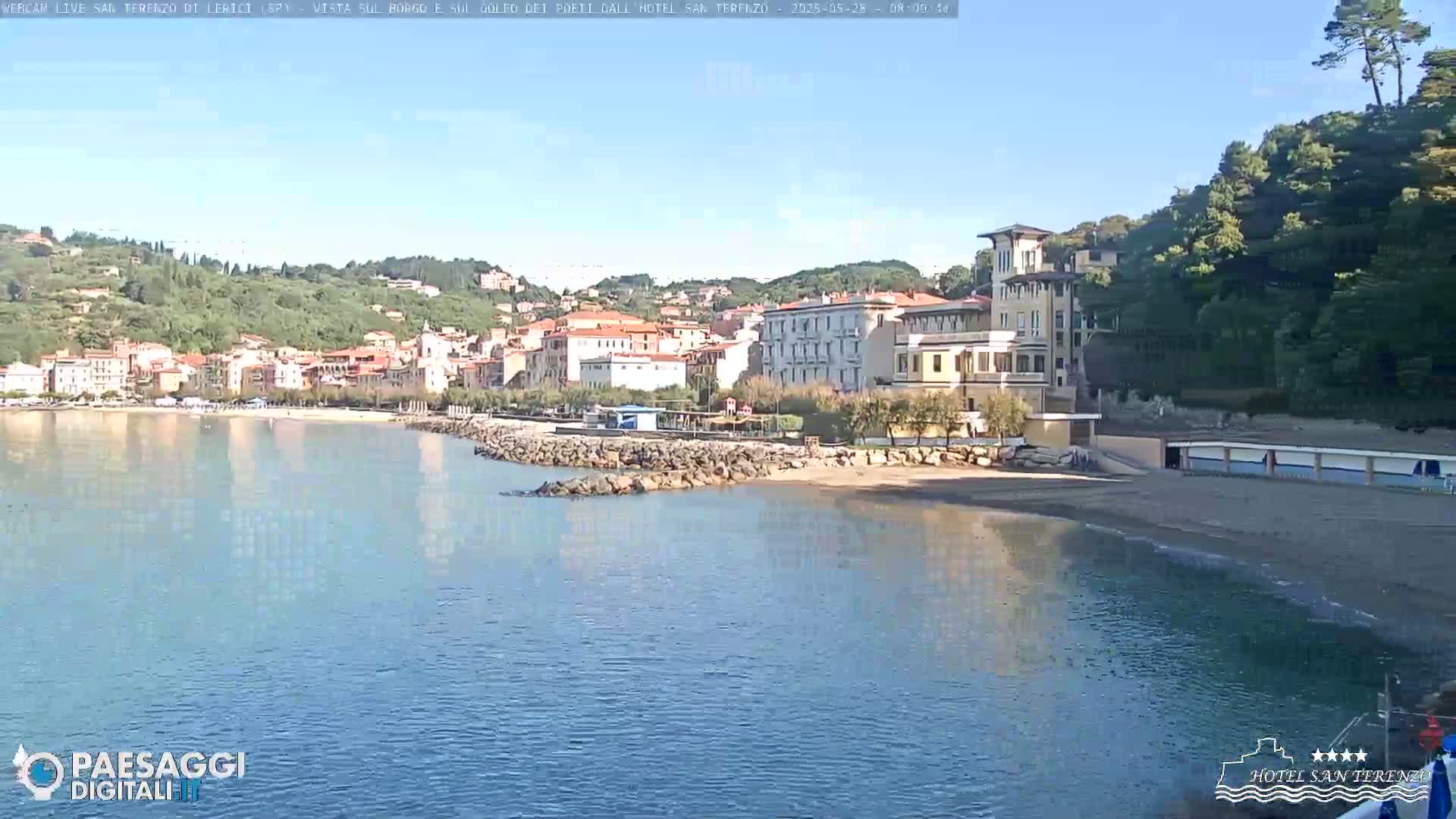  Lerici City & Coast Live Cam - La Spezia, Liguria, Italy