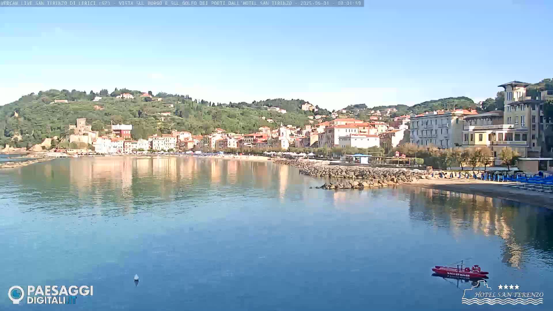  Lerici City & Coast Live Cam - La Spezia, Liguria, Italy