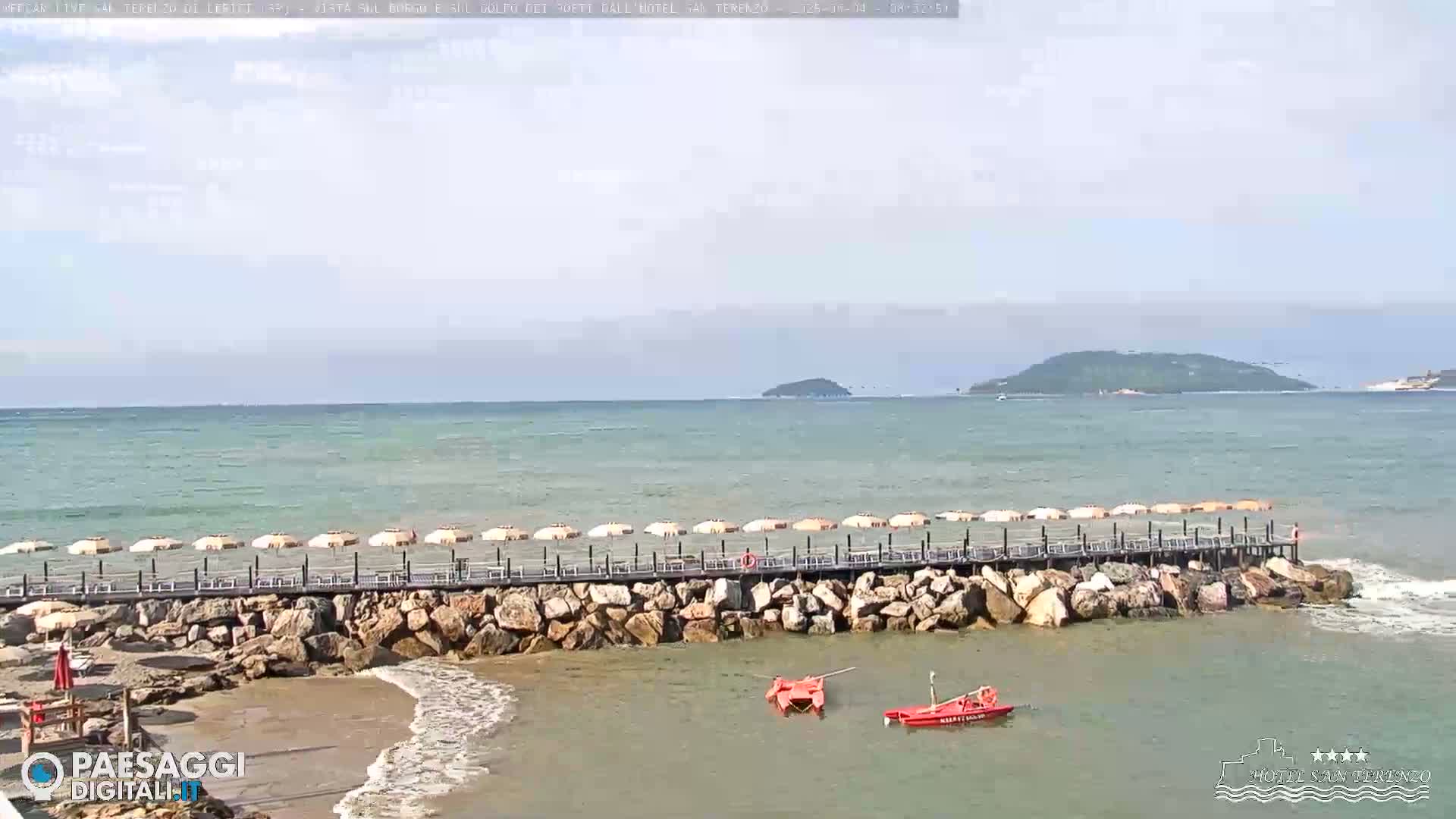  Lerici City & Coast Live Cam - La Spezia, Liguria, Italy