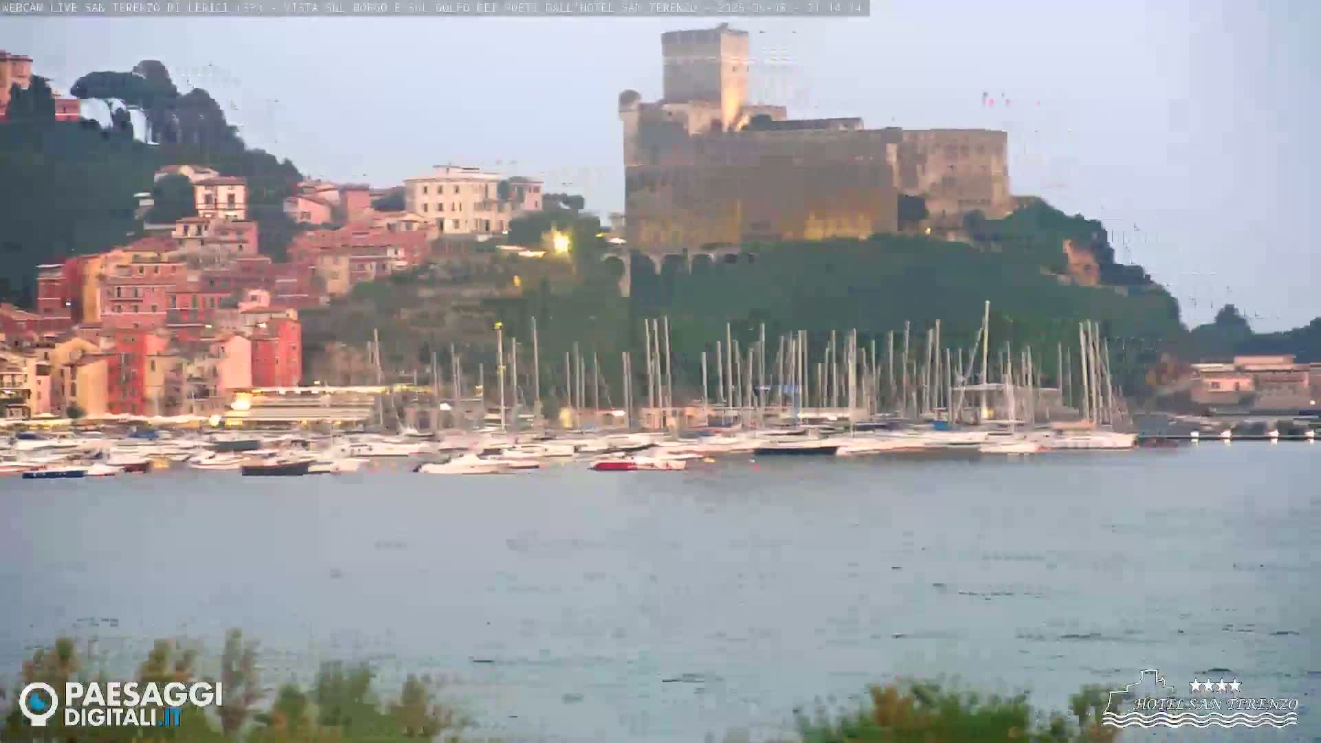  Lerici City & Coast Live Cam - La Spezia, Liguria, Italy