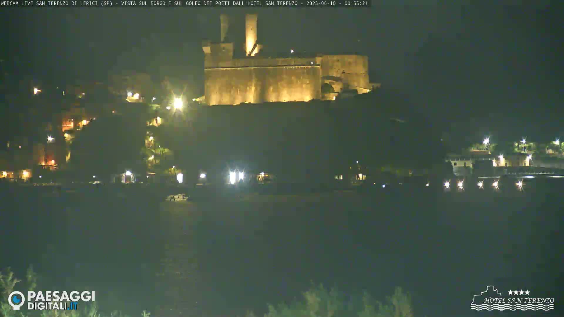  Lerici City & Coast Live Cam - La Spezia, Liguria, Italy
